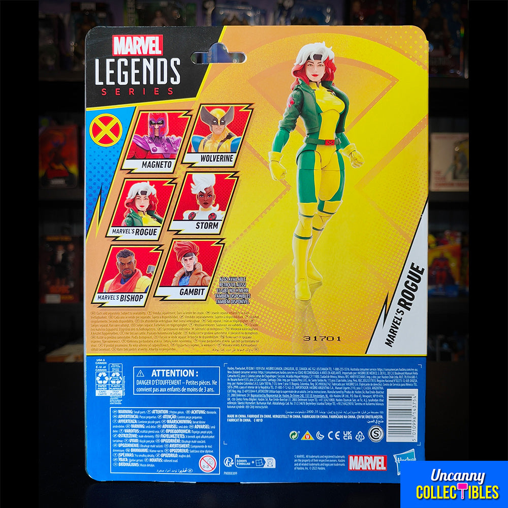 Marvel Legends X-Men 97 Rogue Hasbro Action Figure 2024 15cm – X-Men, Hasbro, 15 cm, 2024, brand new collector item, Uncanny Collectibles Dublin Ireland