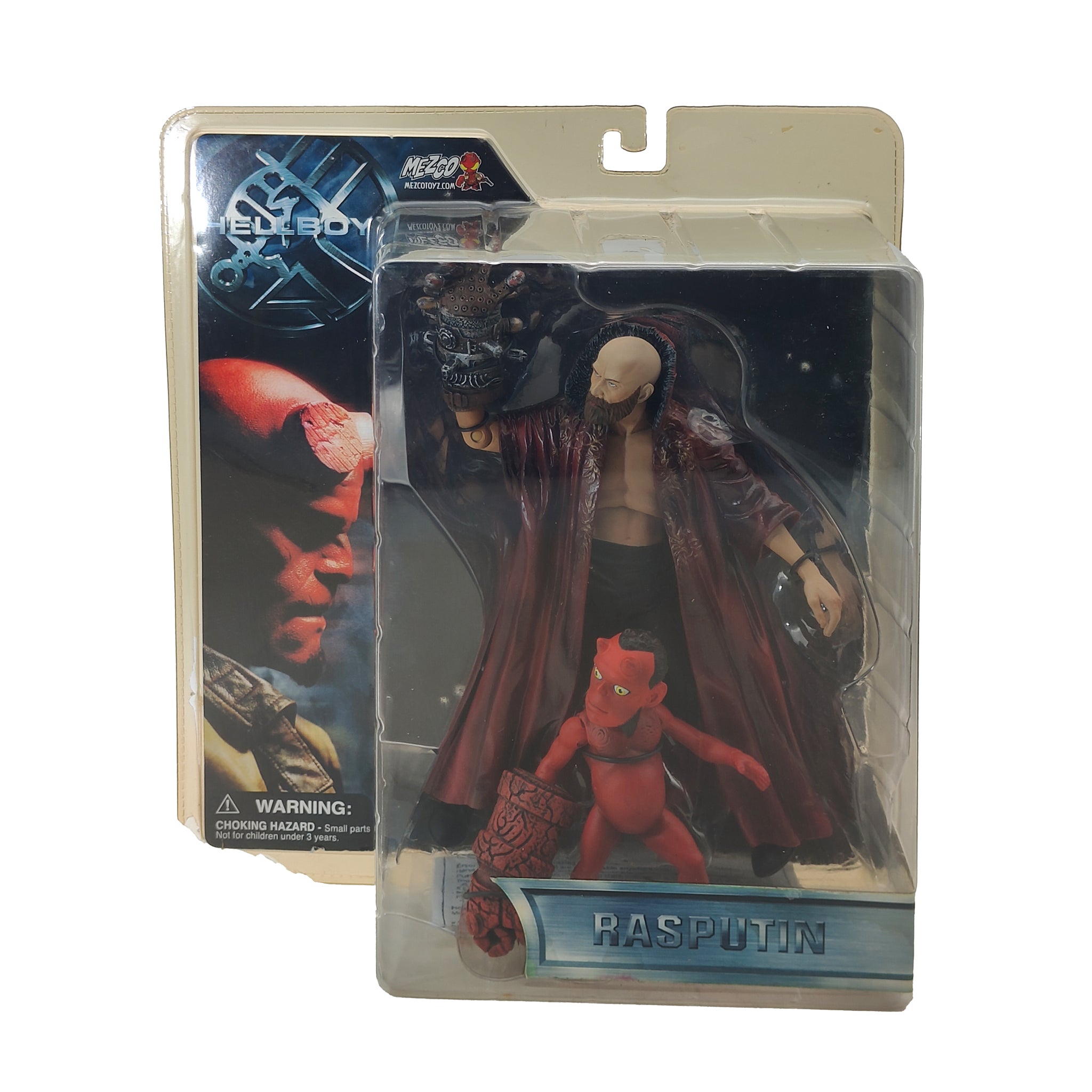 Hellboy 2004 Movie Raputin With Baby Hellboy Mezco Toyz Action Figure 18cm – Movie Icons & Heroes, Mezco Toyz, 18 cm, 2004, pre-owned collector piece, Uncanny Collectibles Dublin Ireland