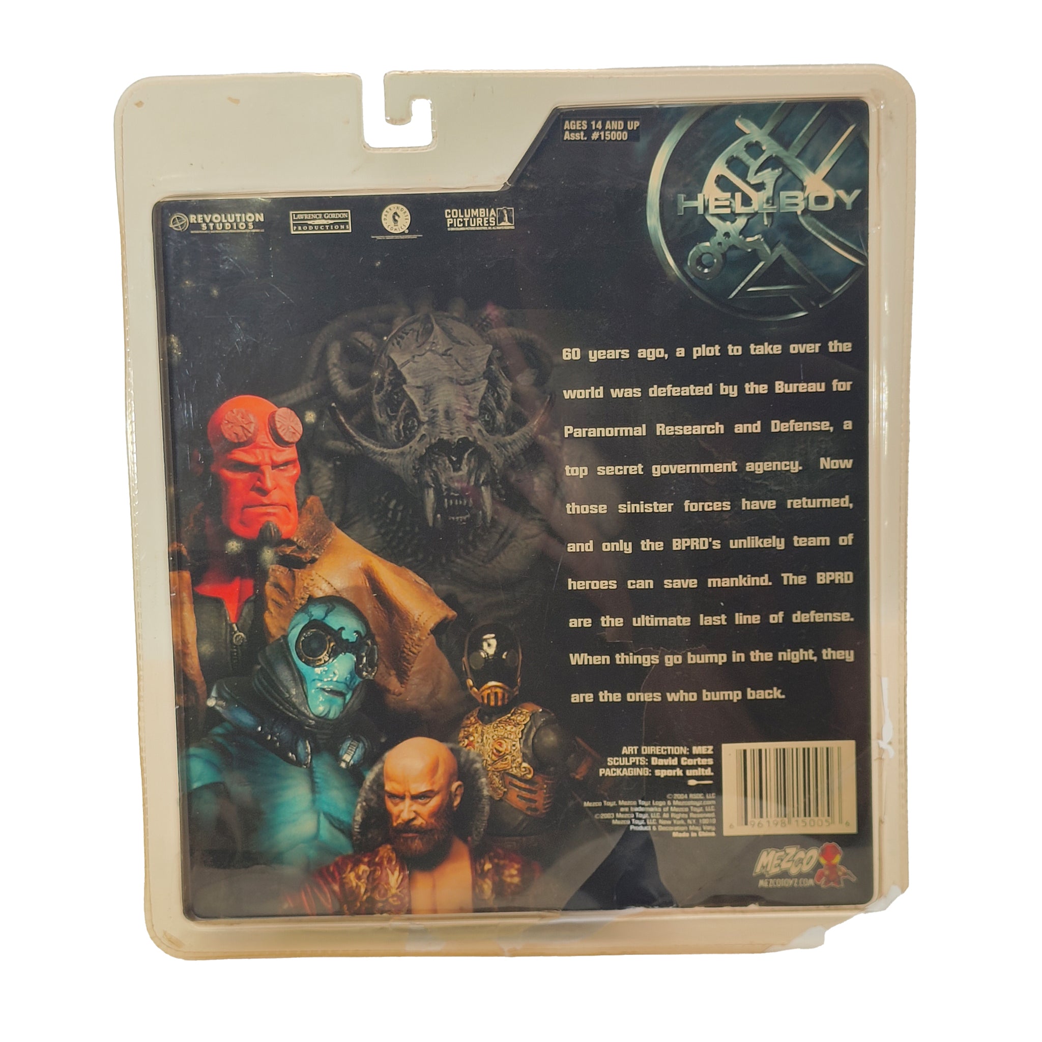 Hellboy 2004 Movie Raputin With Baby Hellboy Mezco Toyz Action Figure 18cm – Movie Icons & Heroes, Mezco Toyz, 18 cm, 2004, pre-owned collector piece, Uncanny Collectibles Dublin Ireland