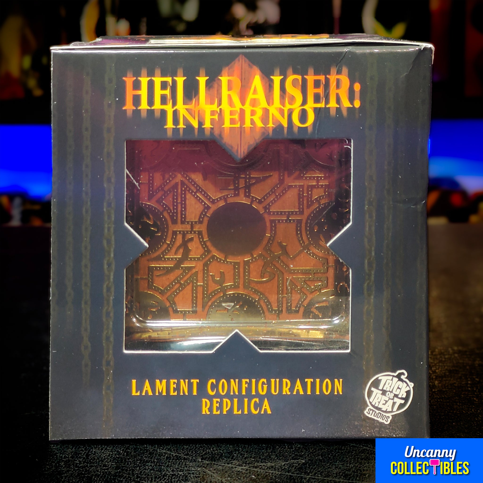 Hellraiser Inferno Lament Box Trick Or Treat Studios 1:1 Scale Prop – Horror, Trick or Treat Studios, 8 cm, 2023, brand new collector item, Uncanny Collectibles Dublin Ireland