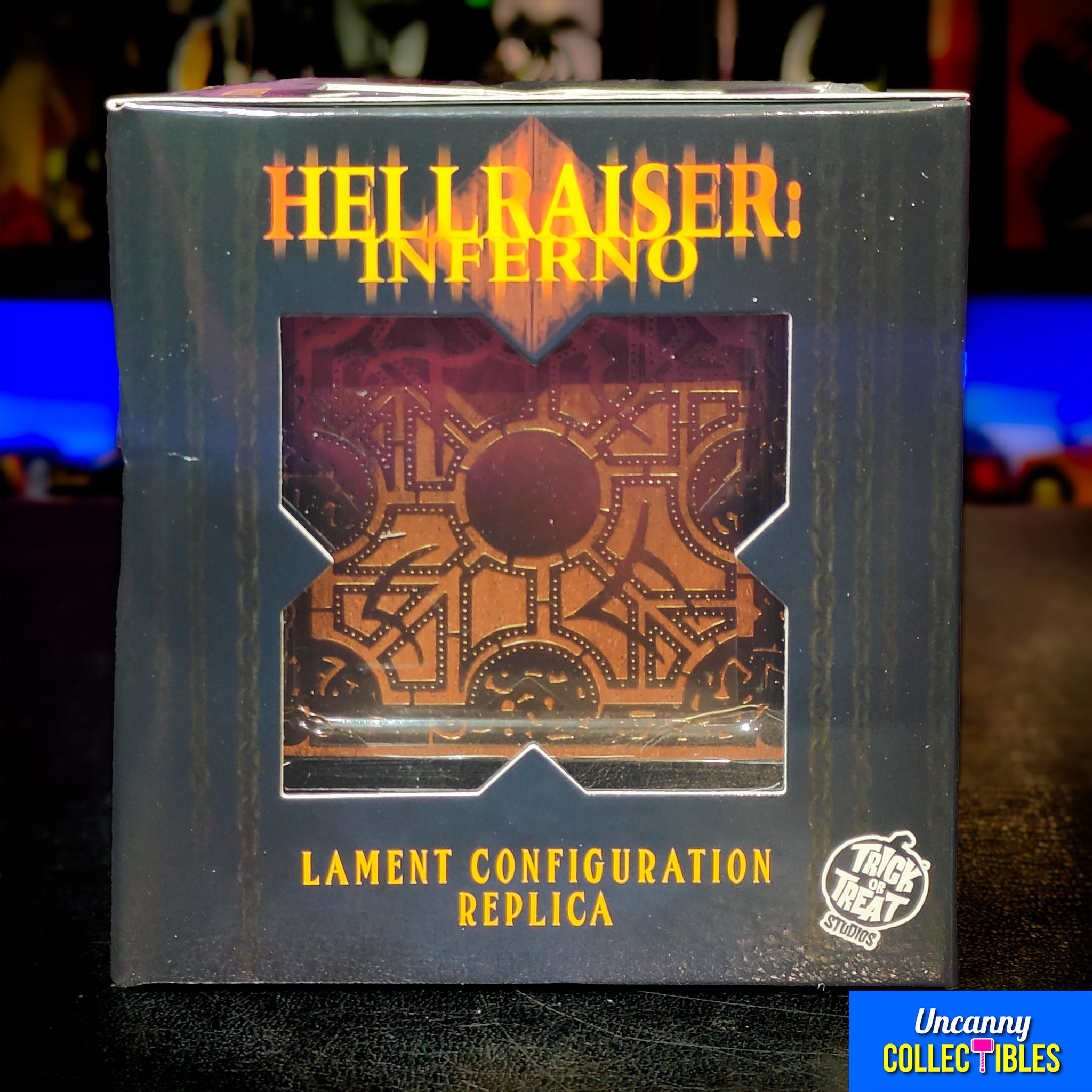 Hellraiser Inferno Lament Box Trick Or Treat Studios 1:1 Scale Prop – Horror, Trick or Treat Studios, 8 cm, 2023, brand new collector item, Uncanny Collectibles Dublin Ireland