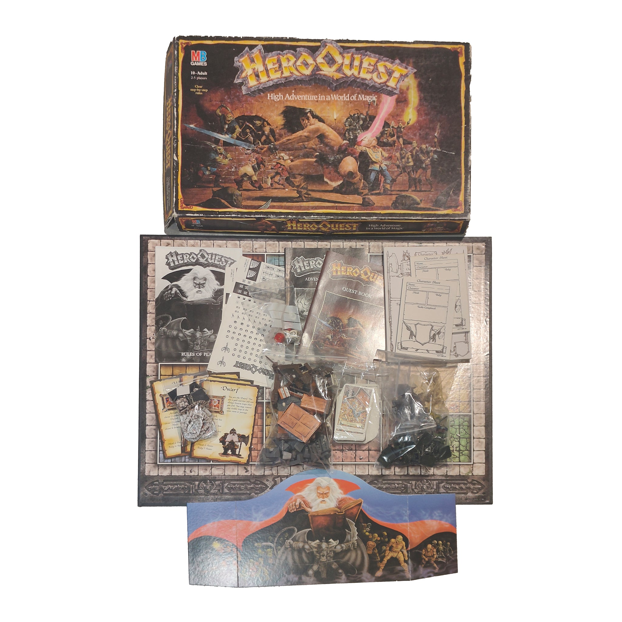 HEROQUEST HERO QUEST 1989 MB GIOCO DA TAVOLO VINTAGE IN ITALIANO HEROQUEST HERO QUEST 1989 MB GIOCO DA TAVOLO VINTAGE IN ITALIANO
