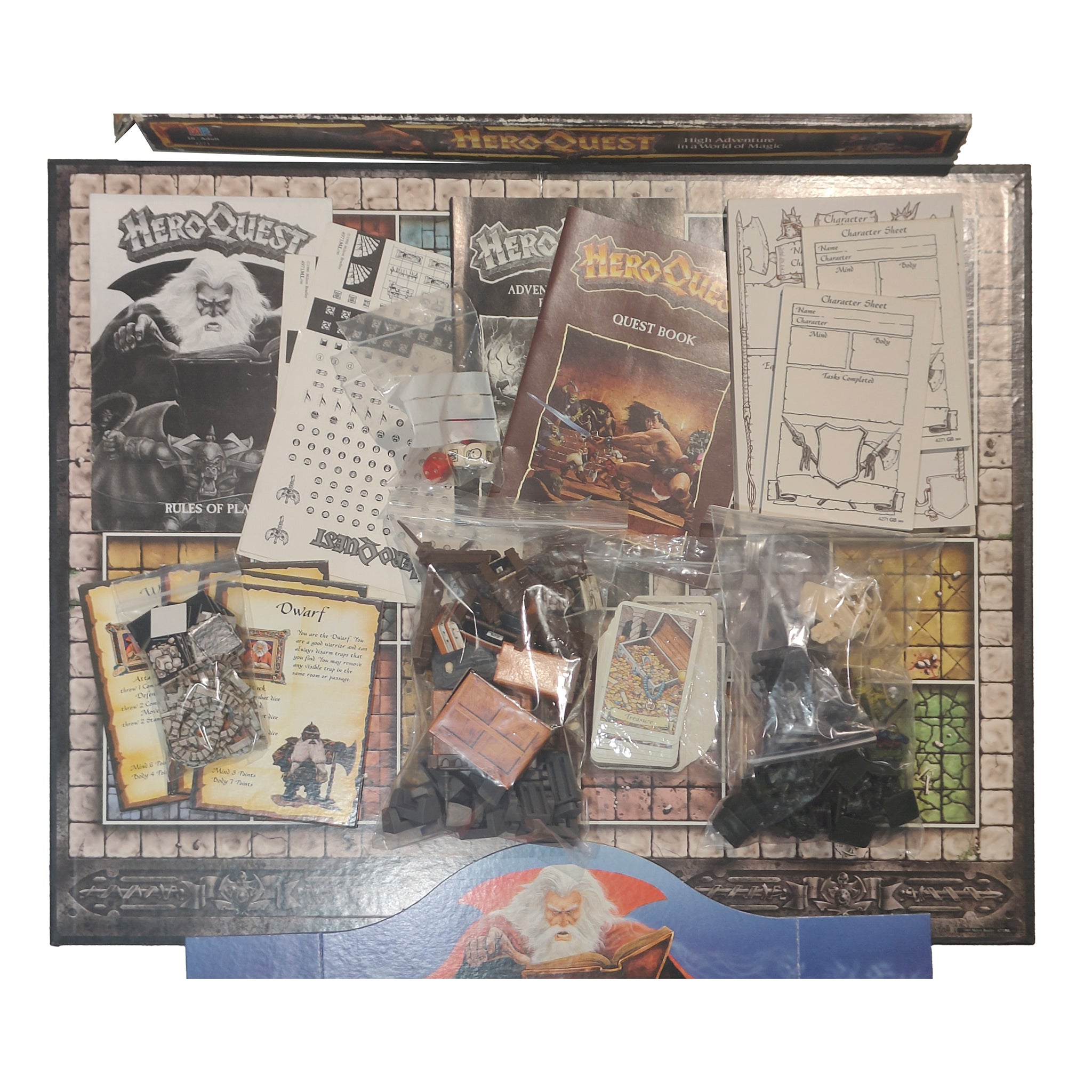 HeroQuest Board Game MB Games Games Workshop 1989