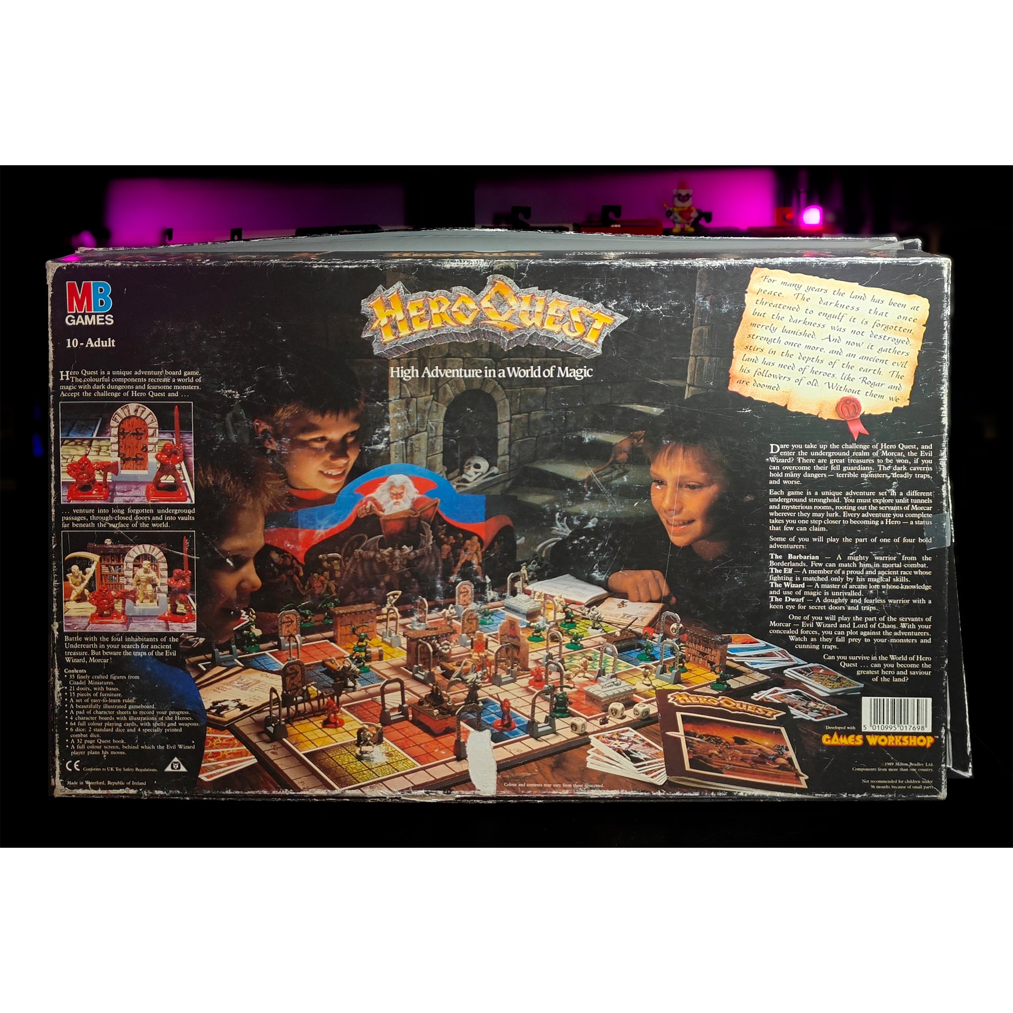 HeroQuest Board Game MB Games Games Workshop 1989