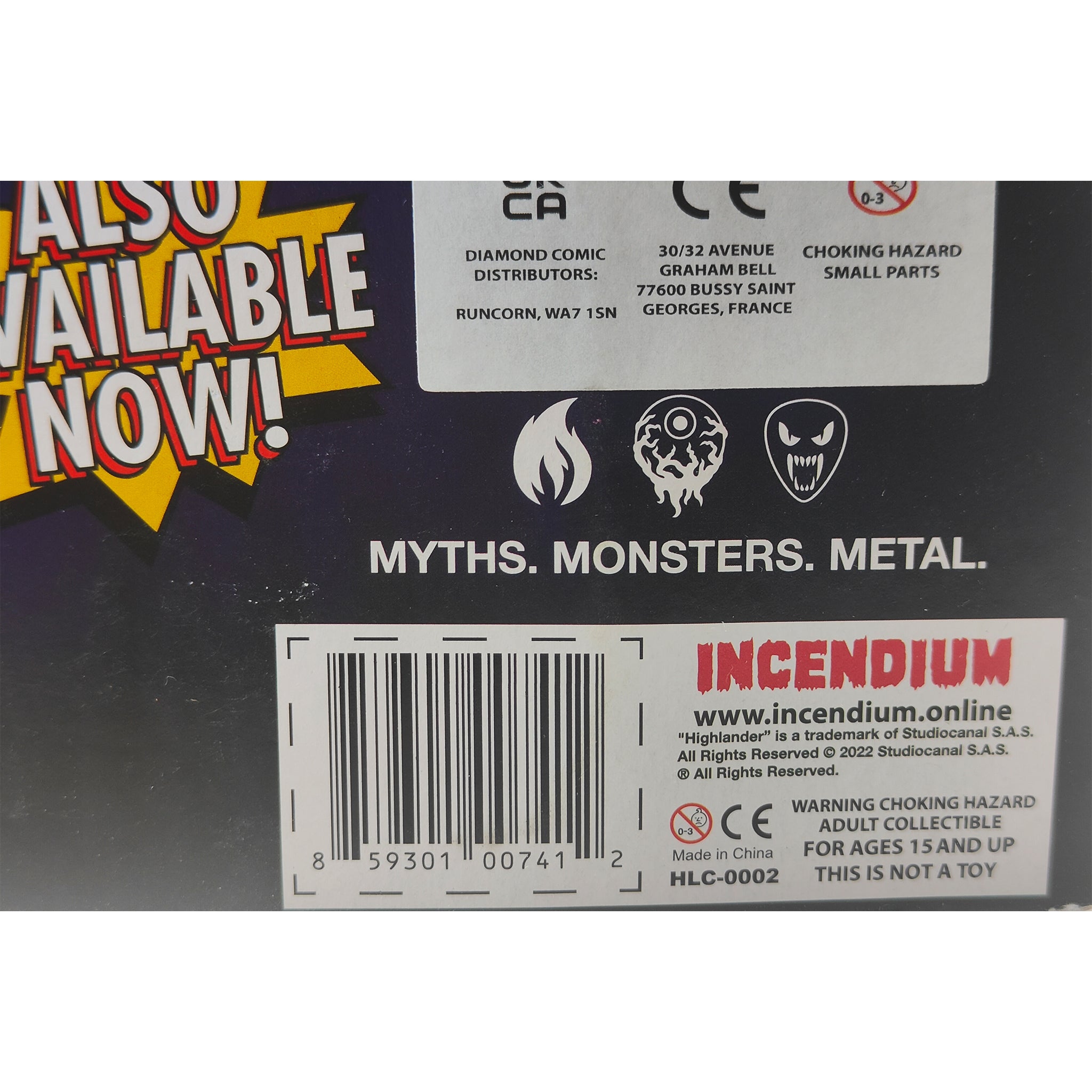 Highlander Kurgan Incendium Figbiz Action Figure 2022 13cm – Movie Icons & Heroes, Nacelle, 14 cm, 2022, pre-owned collector piece, Uncanny Collectibles Dublin Ireland