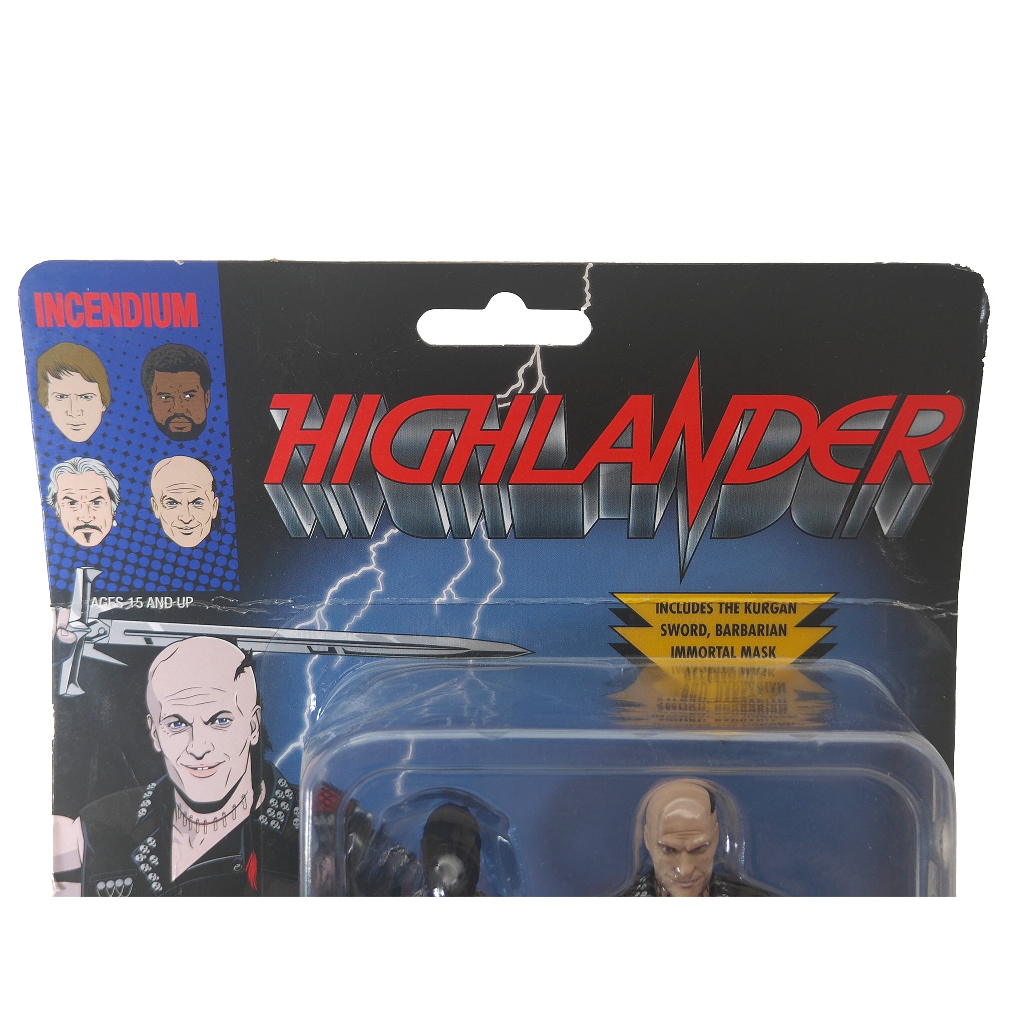 Highlander Kurgan Incendium Figbiz Action Figure 2022 13cm – Movie Icons & Heroes, Nacelle, 14 cm, 2022, pre-owned collector piece, Uncanny Collectibles Dublin Ireland