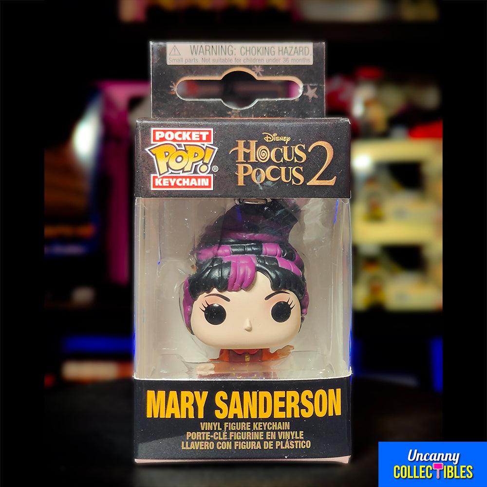 Hocus Pocus 2 Mary Smoke POP Vinyl Keyring – Movie Icons & Heroes, Funko, 4 cm, 2023, brand new collector item, Uncanny Collectibles Dublin Ireland
