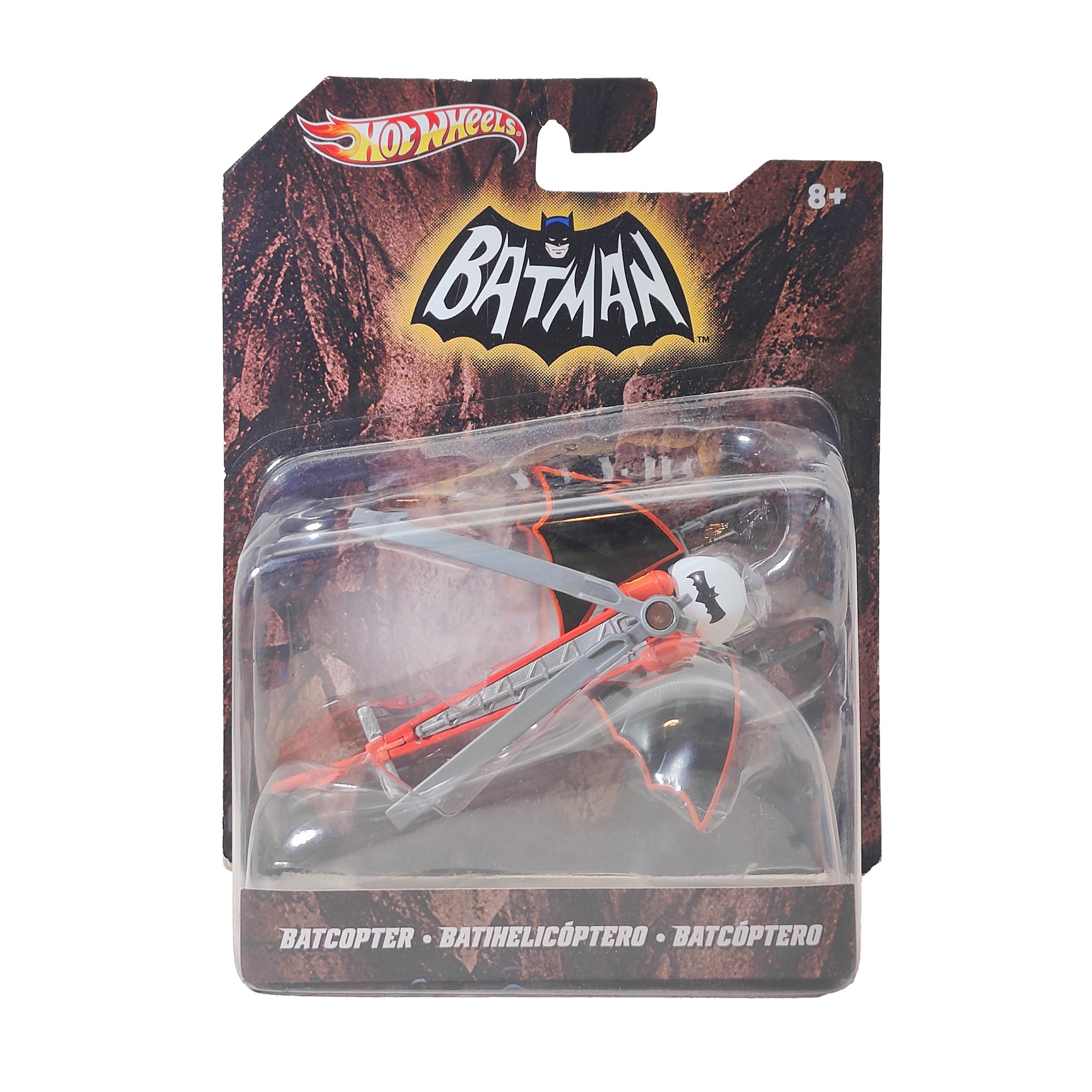 Hot Wheels Batman Classic TV Series 1966 Batcopter 2011 – Batman, Mattel, 8 cm, 1966, pre-owned collector piece, Uncanny Collectibles Dublin Ireland