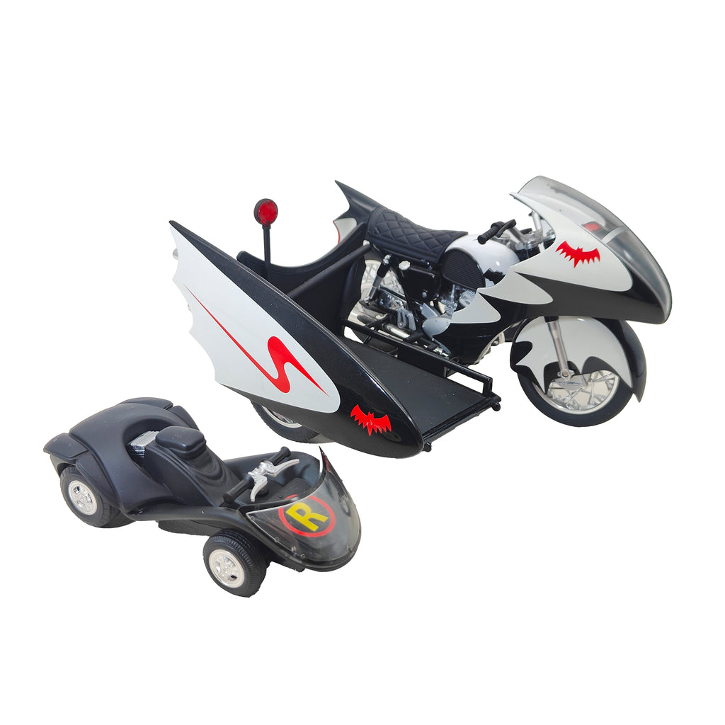 Hot Wheels Batman Classic TV Series  Batcycle and Sidecar