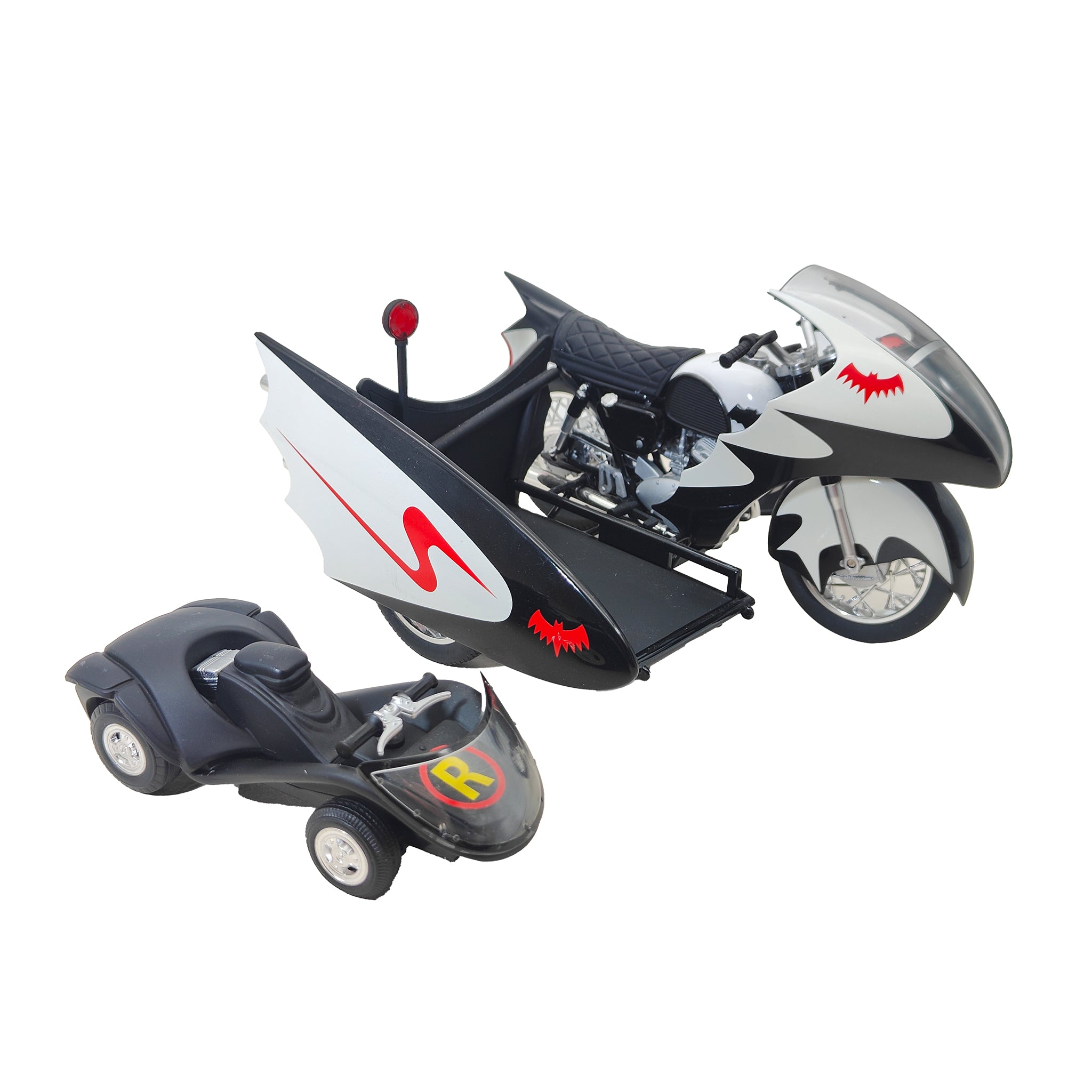 Hot Wheels Batman Classic TV Series  Batcycle and Sidecar
