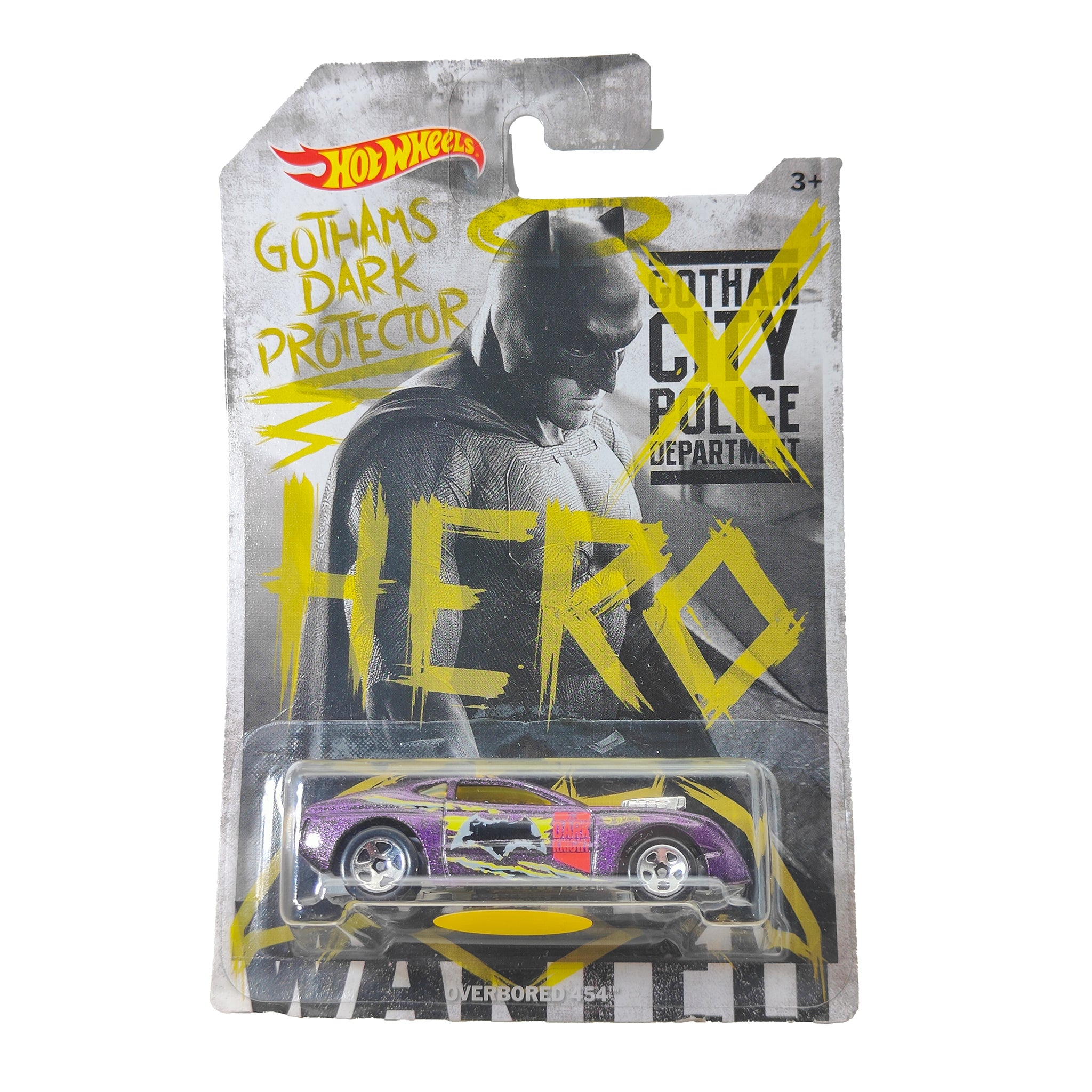 Hot Wheels Batman Overbored 454 Gotham City Police Department Car