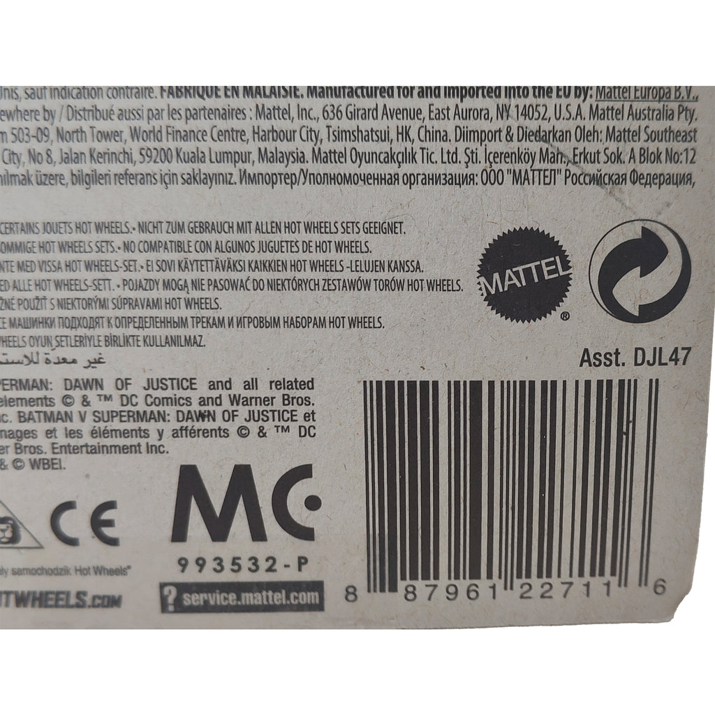 Hot Wheels Batman v Superman Rockster The Dark Knight 2015