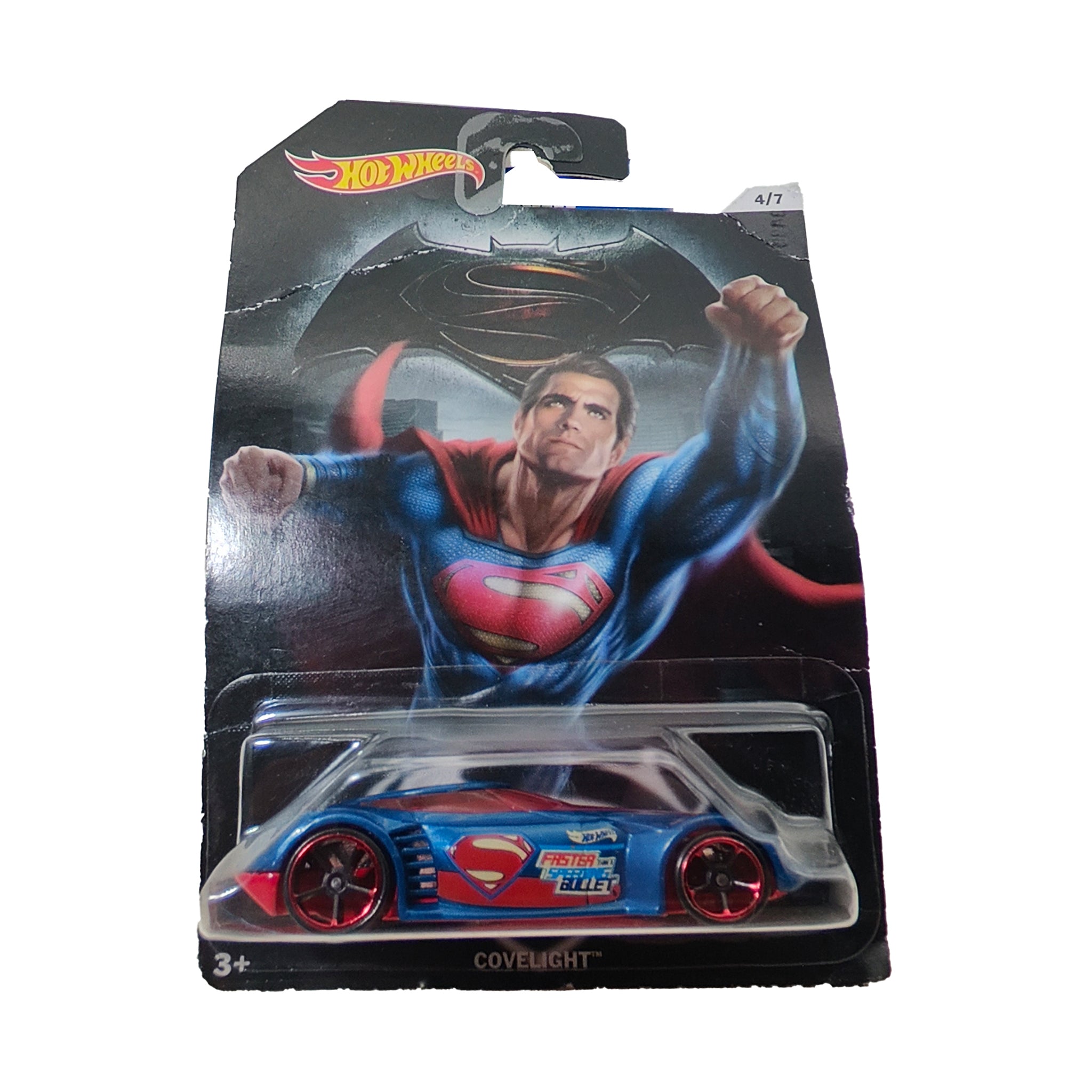 Hot Wheels Batman Vs Superman Covelight Power Pistons Bundle – Superman, Mattel, 6 cm, pre-owned collector piece, Uncanny Collectibles Dublin Ireland