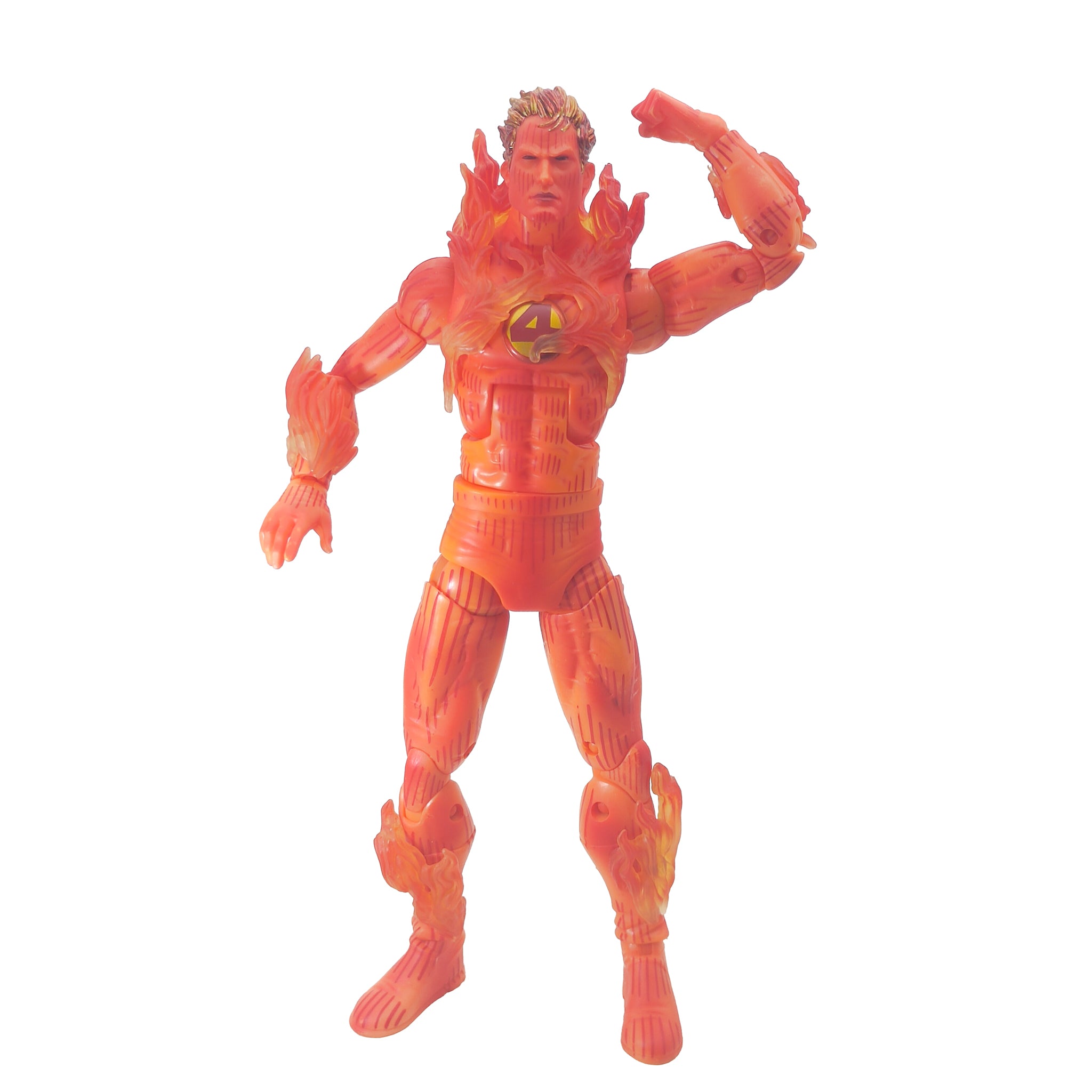 Human Torch Flame On Fantastic Four Movie 2005 Toy Biz Action Figure 30 cm – Fantastic Four, Toy Biz, 30 cm, 2005, pre-owned collector piece, Uncanny Collectibles Dublin Ireland