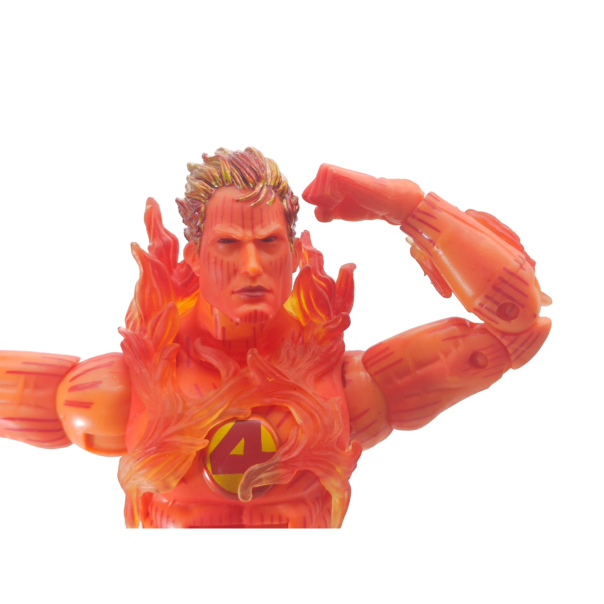 Human Torch Flame On Fantastic Four Movie 2005 Toy Biz Action Figure 30 cm – Fantastic Four, Toy Biz, 30 cm, 2005, pre-owned collector piece, Uncanny Collectibles Dublin Ireland