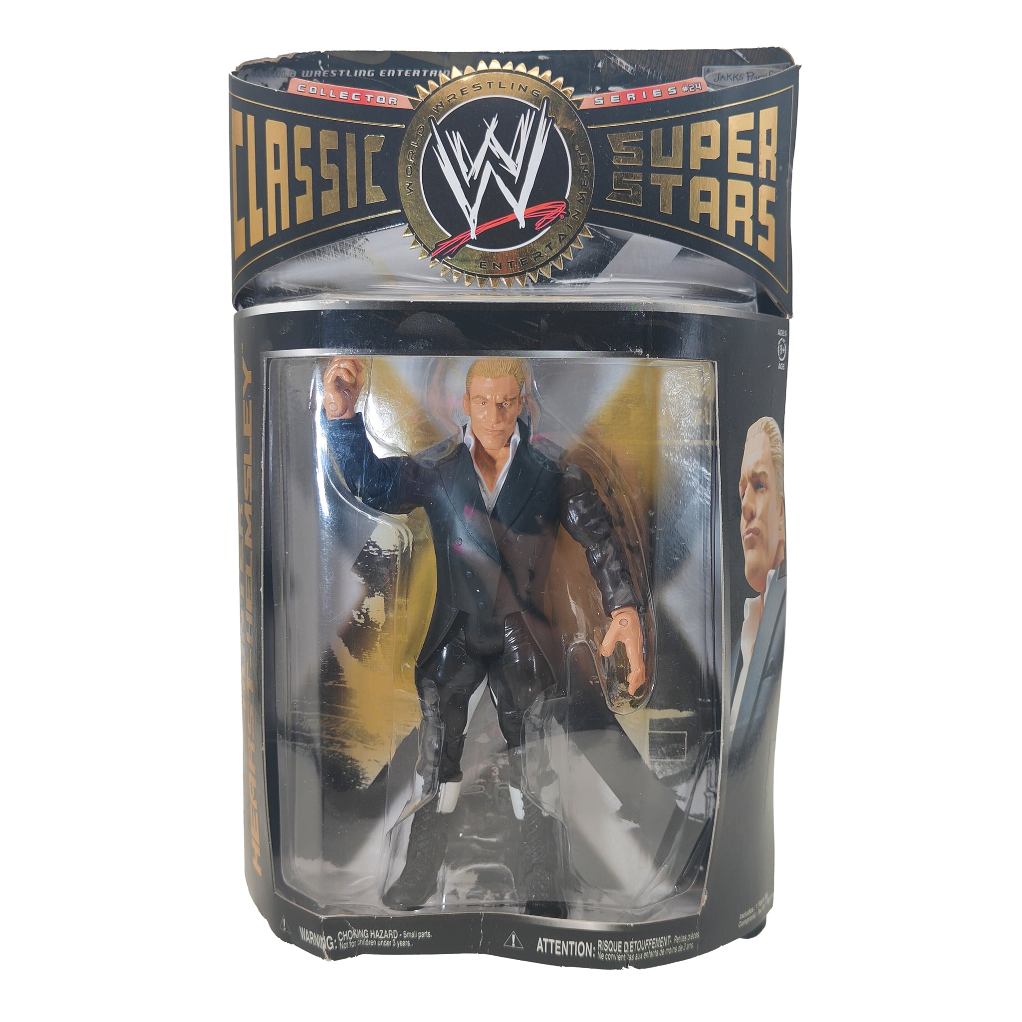 Triple H Hunter Hearst Helmsley WWE Classic Superstars Series 24 Jakks Pacific Action Figure 2009 18cm – WWE, JAKKS Pacific, 18 cm, 2009, pre-owned collector piece, Uncanny Collectibles Dublin Ireland
