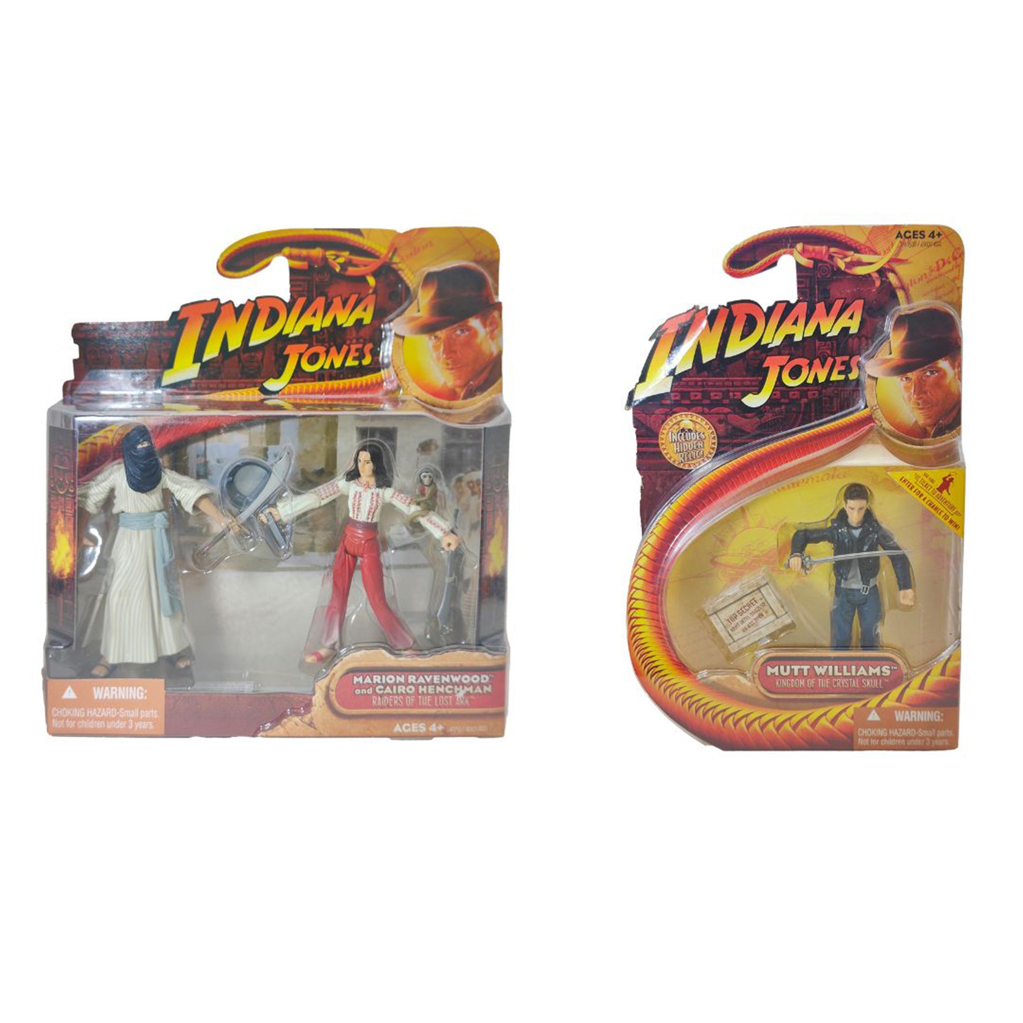 Indiana Jones Action Figure Bundle Hasbro 2008 Marion Ravenwood Mutt Williams Bundle