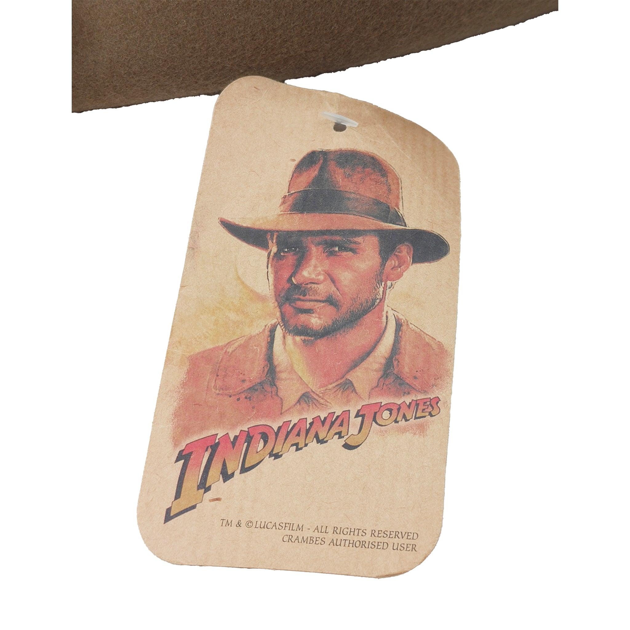 Indiana Jones Fedora Hat Crambes Wool Felt Size Large 2011