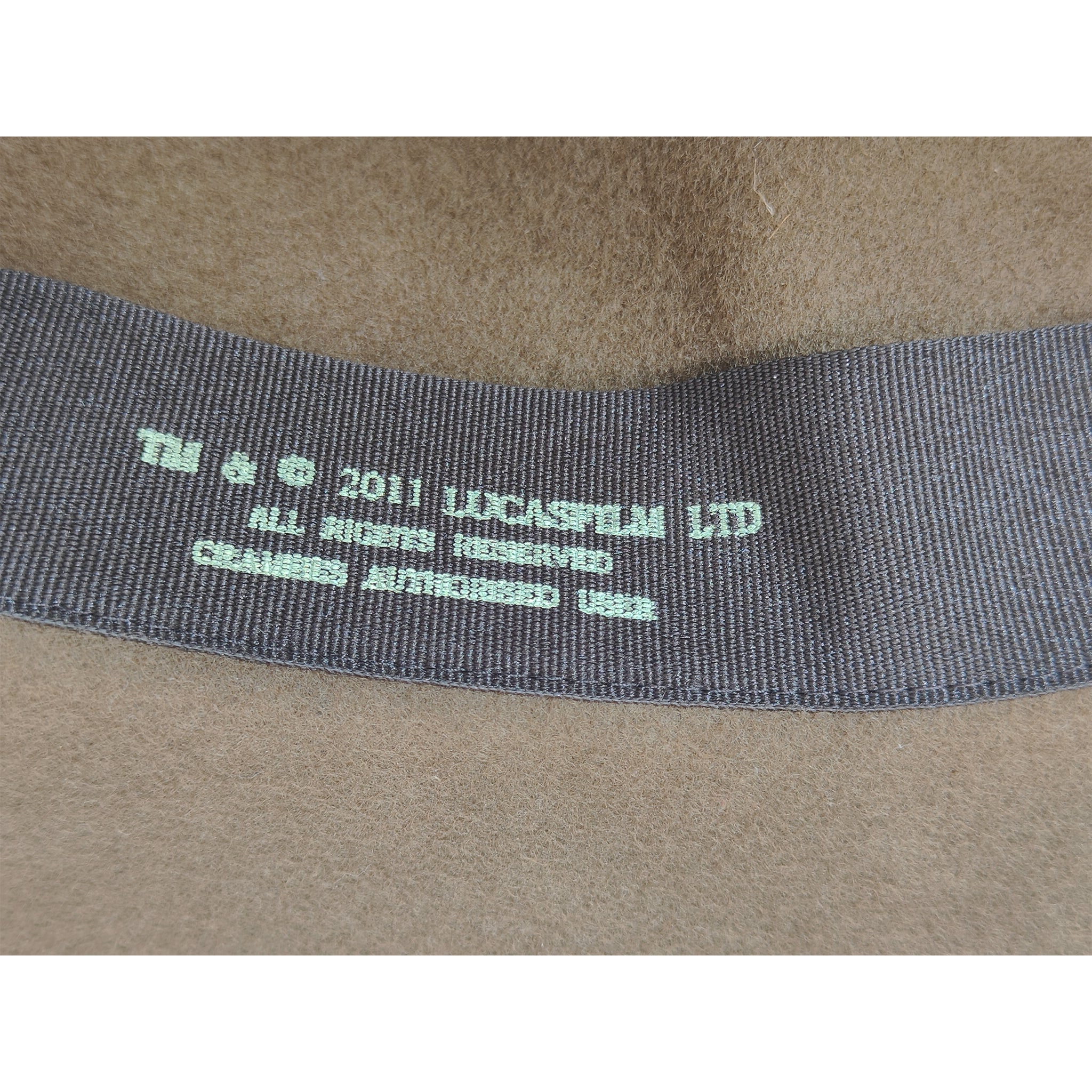 Indiana Jones Fedora Hat Crambes Wool Felt Size Large 2011