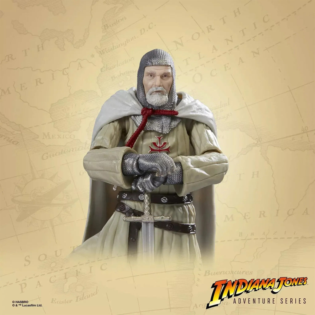 Indiana Jones Grail Knight Last Crusade Adventure Series Hasbro Action Figure