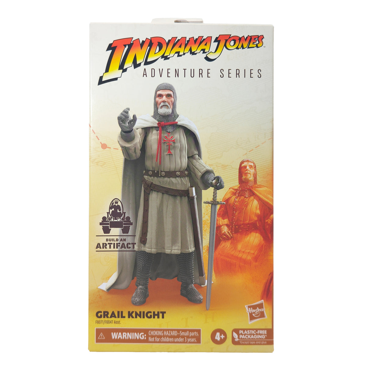 Indiana Jones Grail Knight Last Crusade Adventure Series Hasbro Action Figure