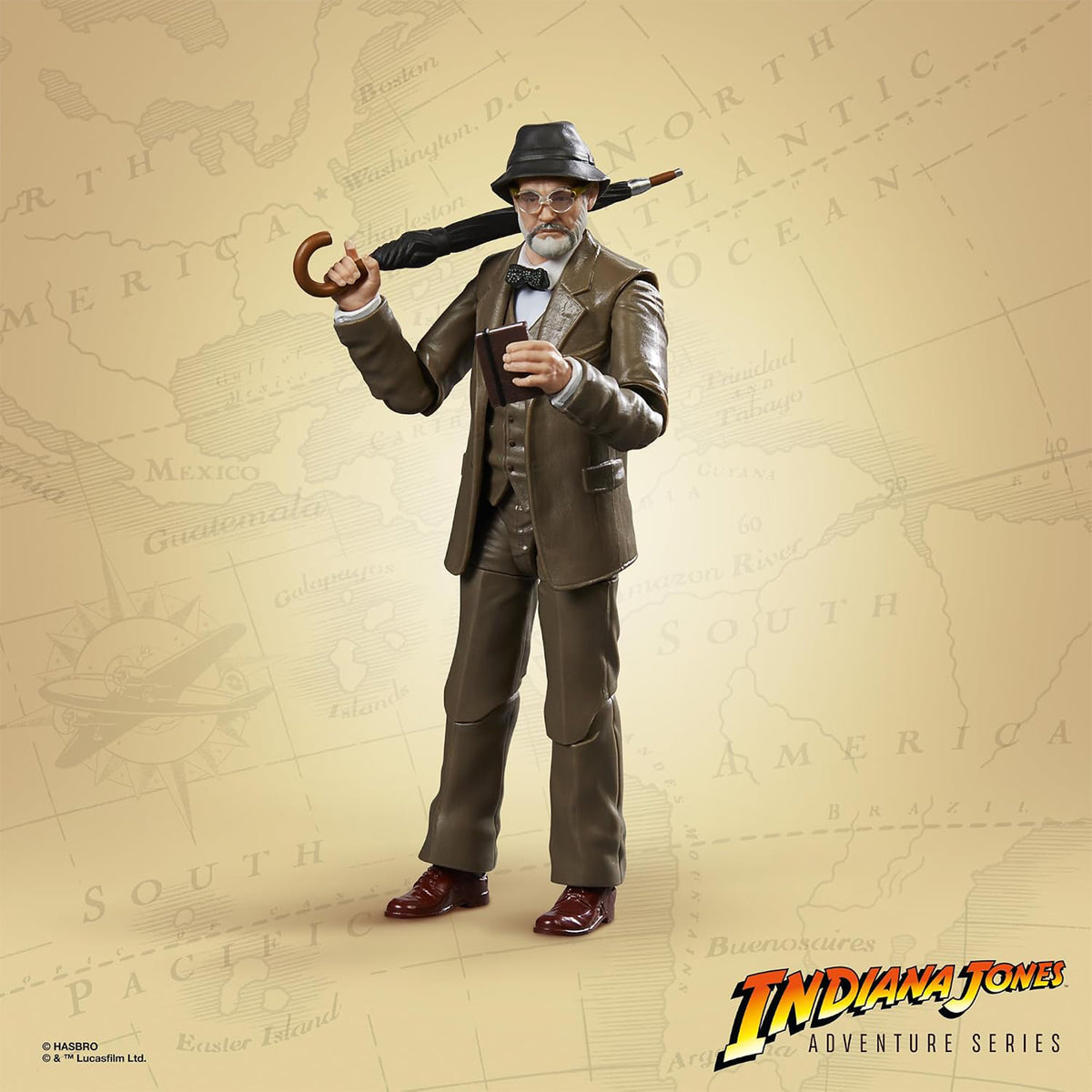 Indiana Jones Henry Jones Sr Last Crusade Adventure Series Hasbro Action Figure