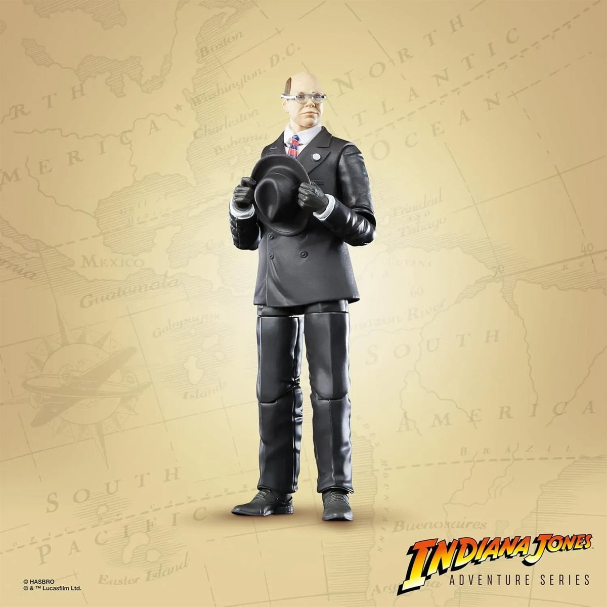 Indiana Jones Major Arnold Toht Raiders Adventure Series Hasbro Action Figure