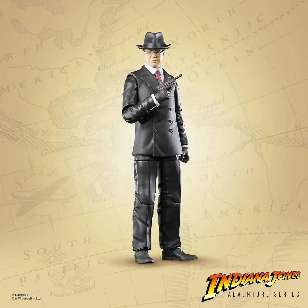 Indiana Jones Major Arnold Toht Raiders Adventure Series Hasbro Action Figure