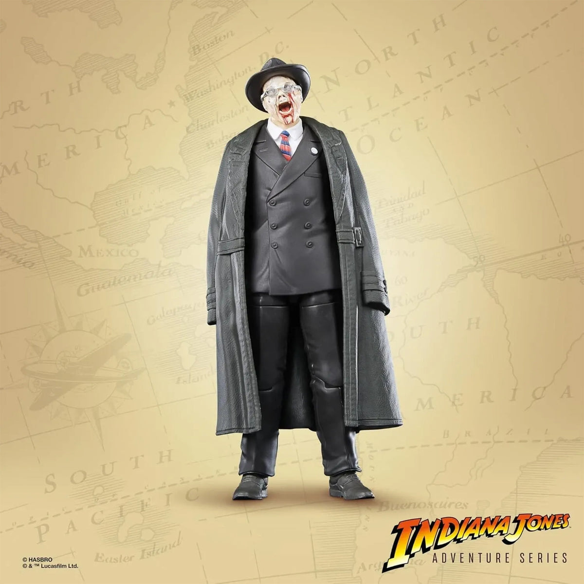 Indiana Jones Major Arnold Toht Raiders Adventure Series Hasbro Action Figure