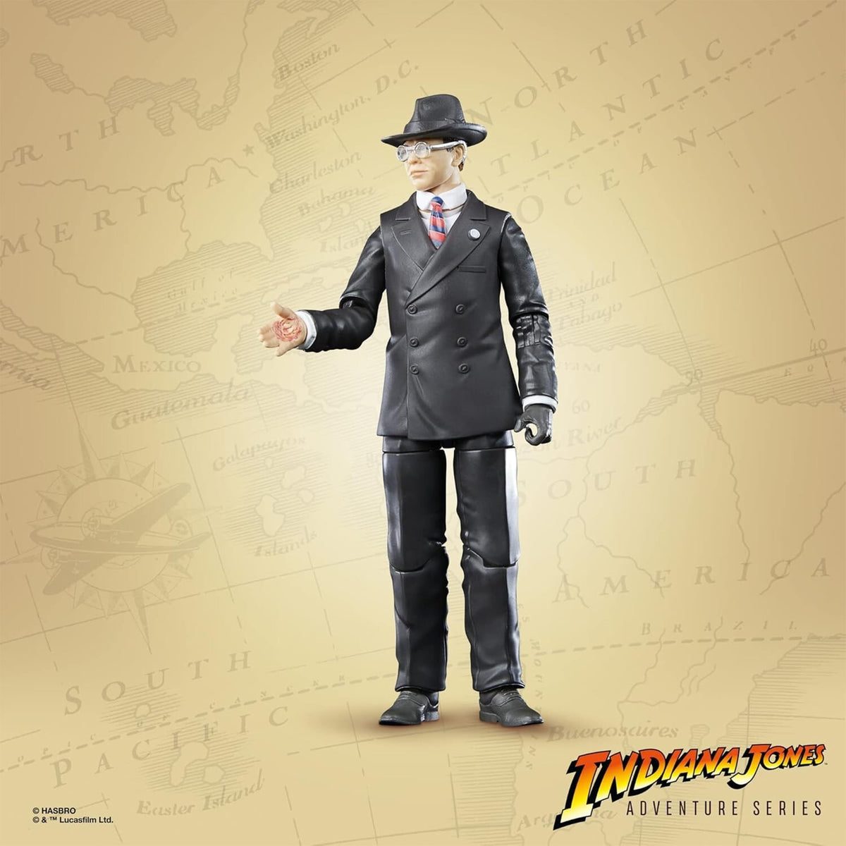 Indiana Jones Major Arnold Toht Raiders Adventure Series Hasbro Action Figure