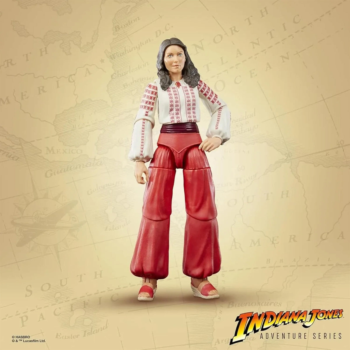 Indiana Jones Marion Ravenwood Raiders Adventure Series Hasbro Action Figure