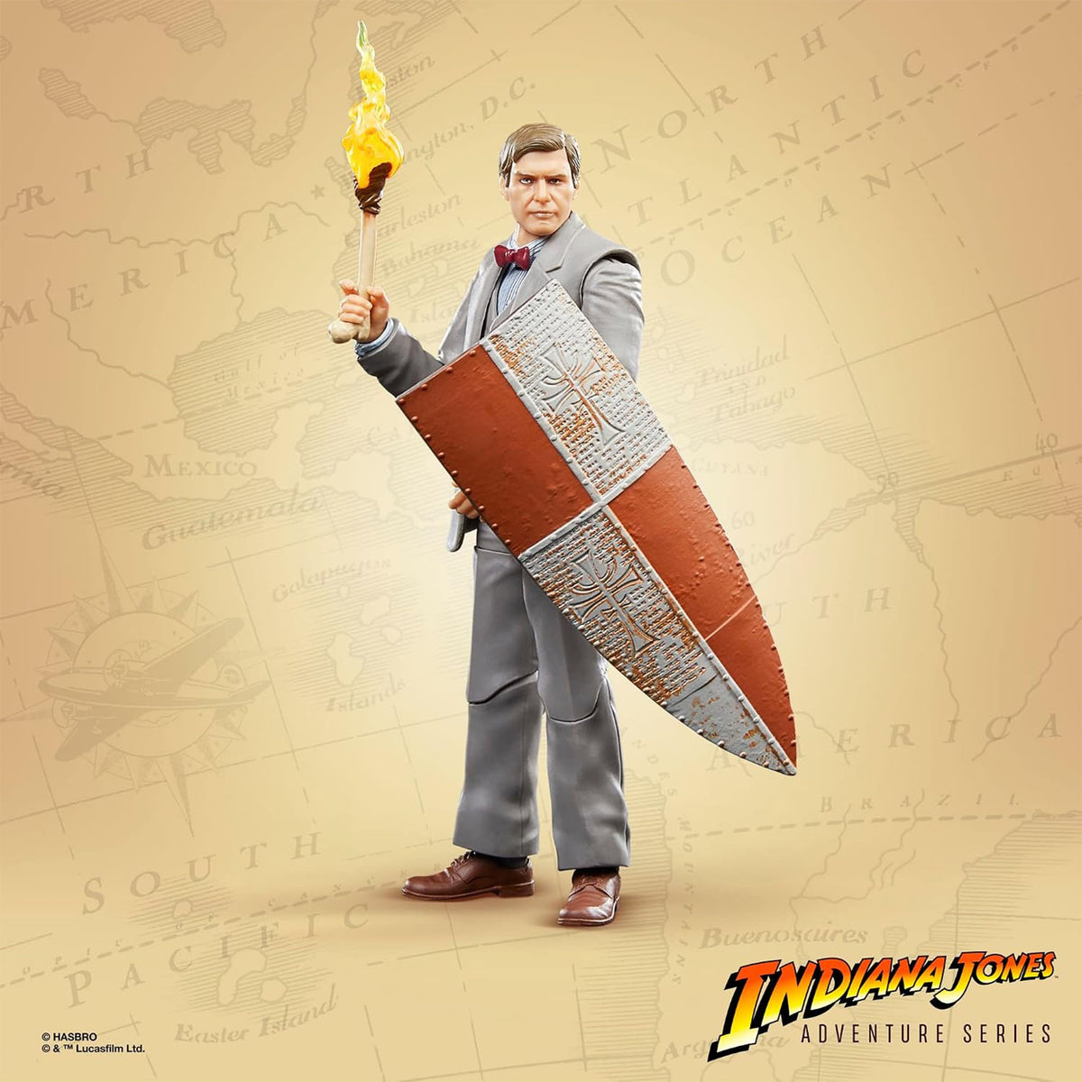 Indiana Jones Professor Last Crusade Adventure Series Hasbro Action Figure