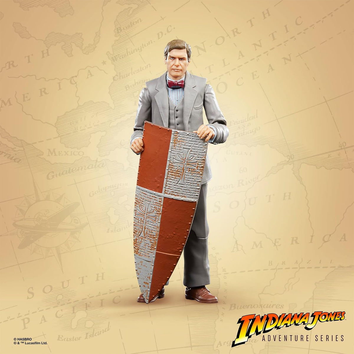 Indiana Jones Professor Last Crusade Adventure Series Hasbro Action Figure