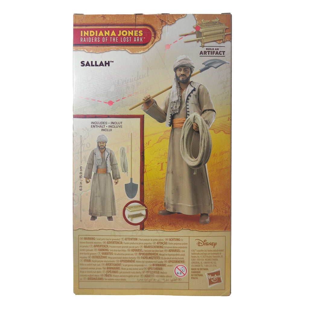 Indiana Jones Sallah Raiders Adventure Series Hasbro Action Figure