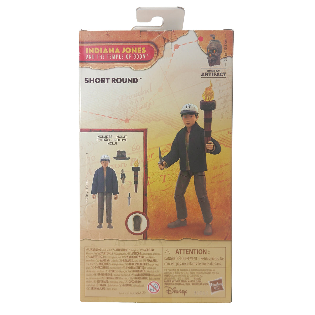 Indiana Jones Short Round Temple of Doom Adventure Series Hasbro Action Figure