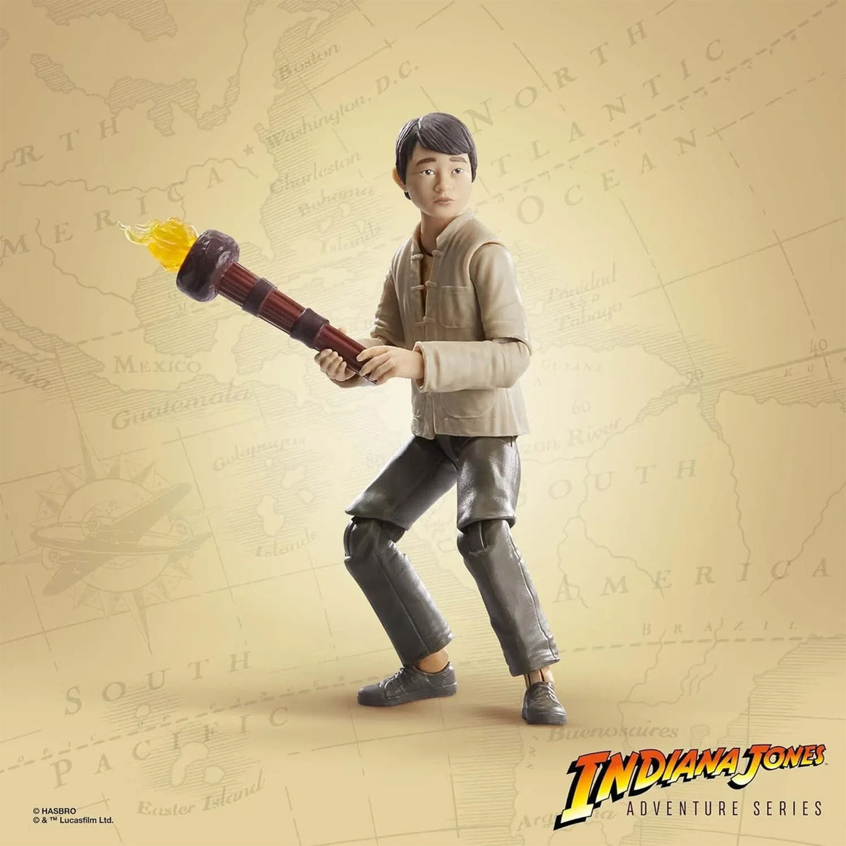 Indiana Jones Short Round Temple of Doom Adventure Series Hasbro Action Figure