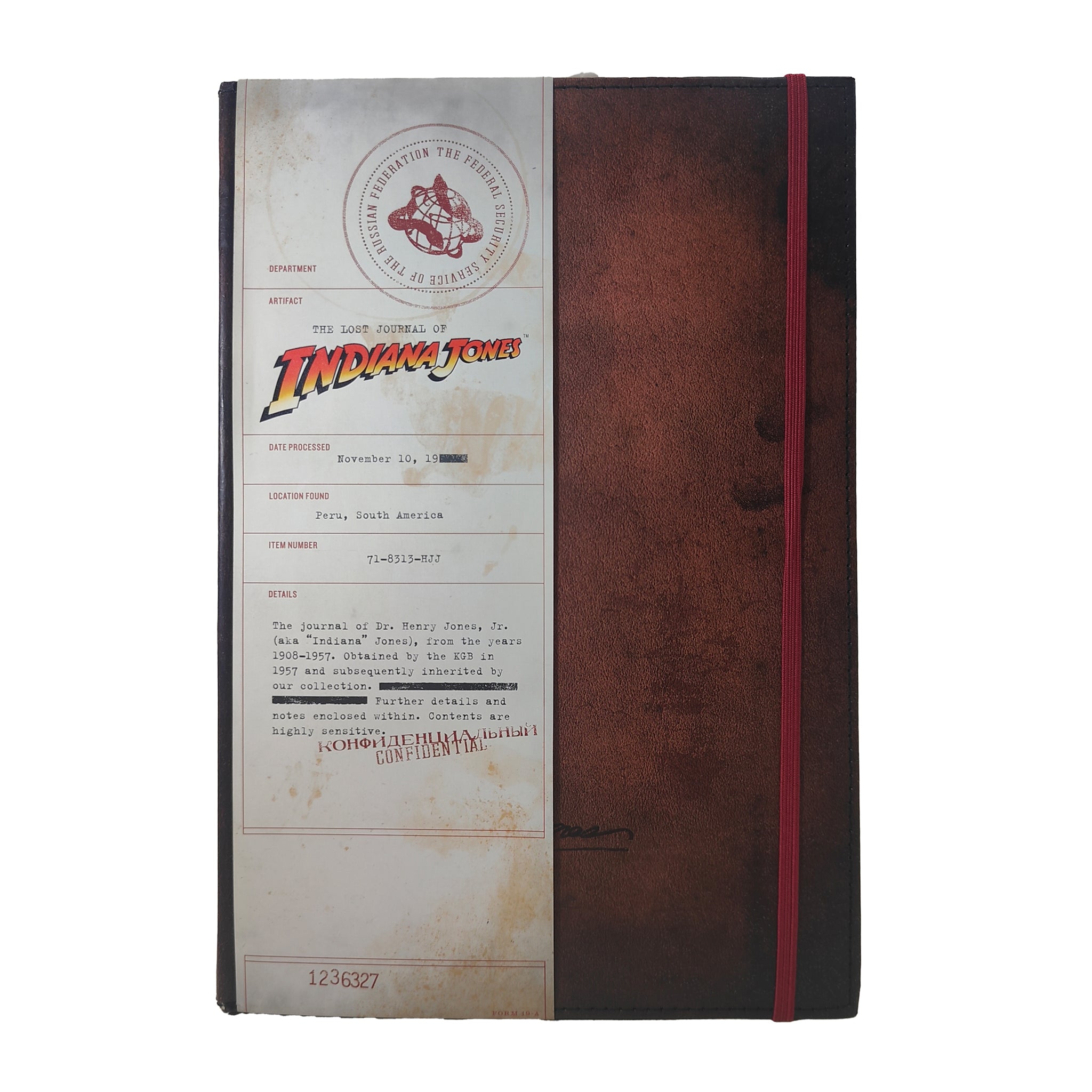 Indiana Jones The Lost Journal Hardback Book Lucasfilm Pocket Books 2008