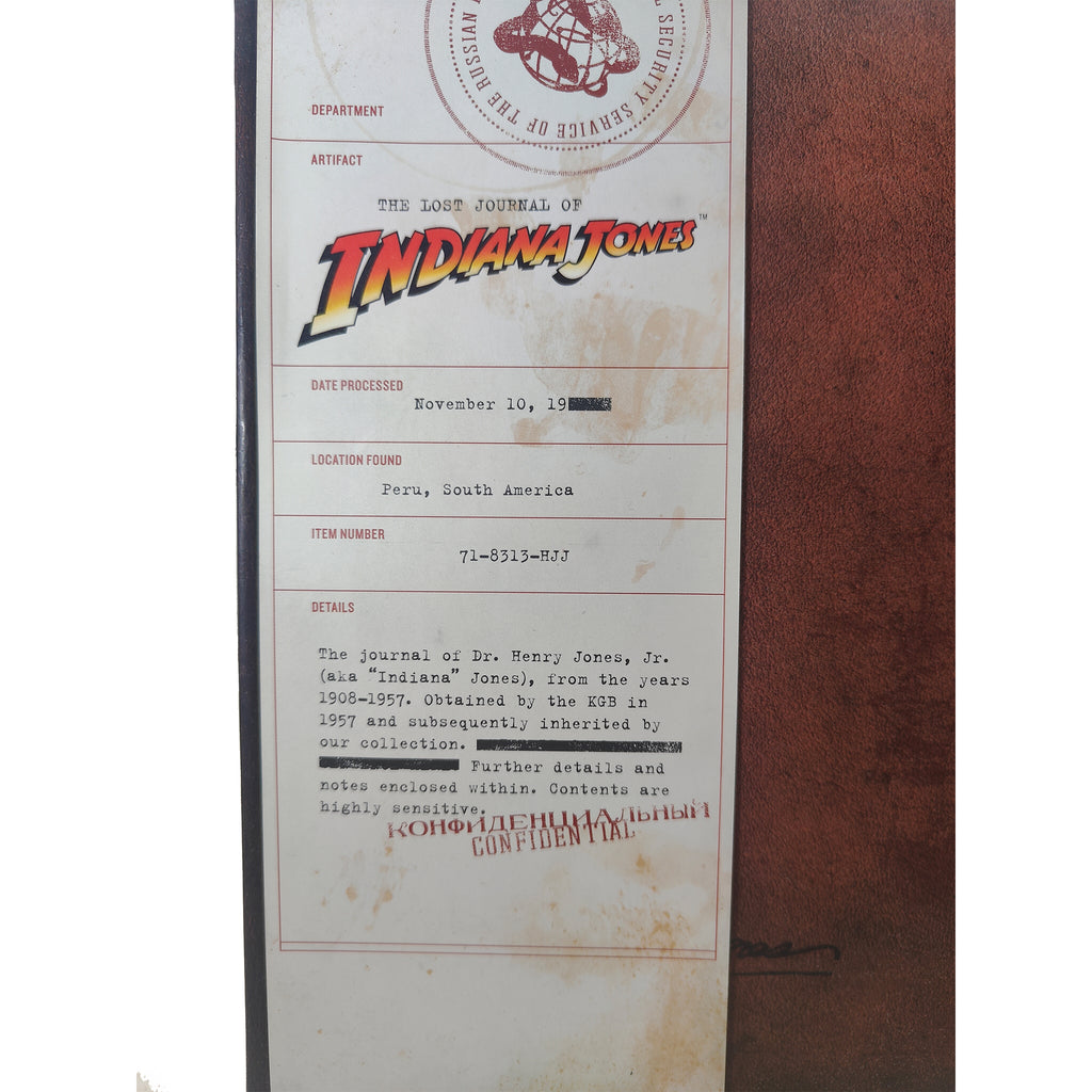 Indiana Jones The Lost Journal Hardback Book Lucasfilm Pocket Books 2008