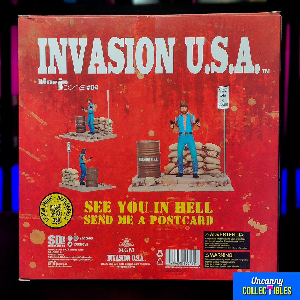 Invasion USA Matt Hunter Chuck Norris Deluxe Diorama 2018 18cm