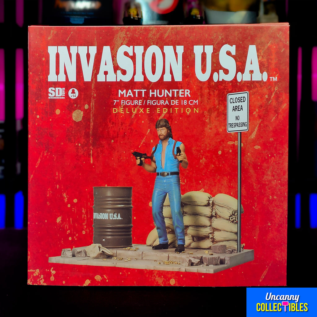 Invasion USA Matt Hunter Chuck Norris Deluxe Diorama 2018 18cm