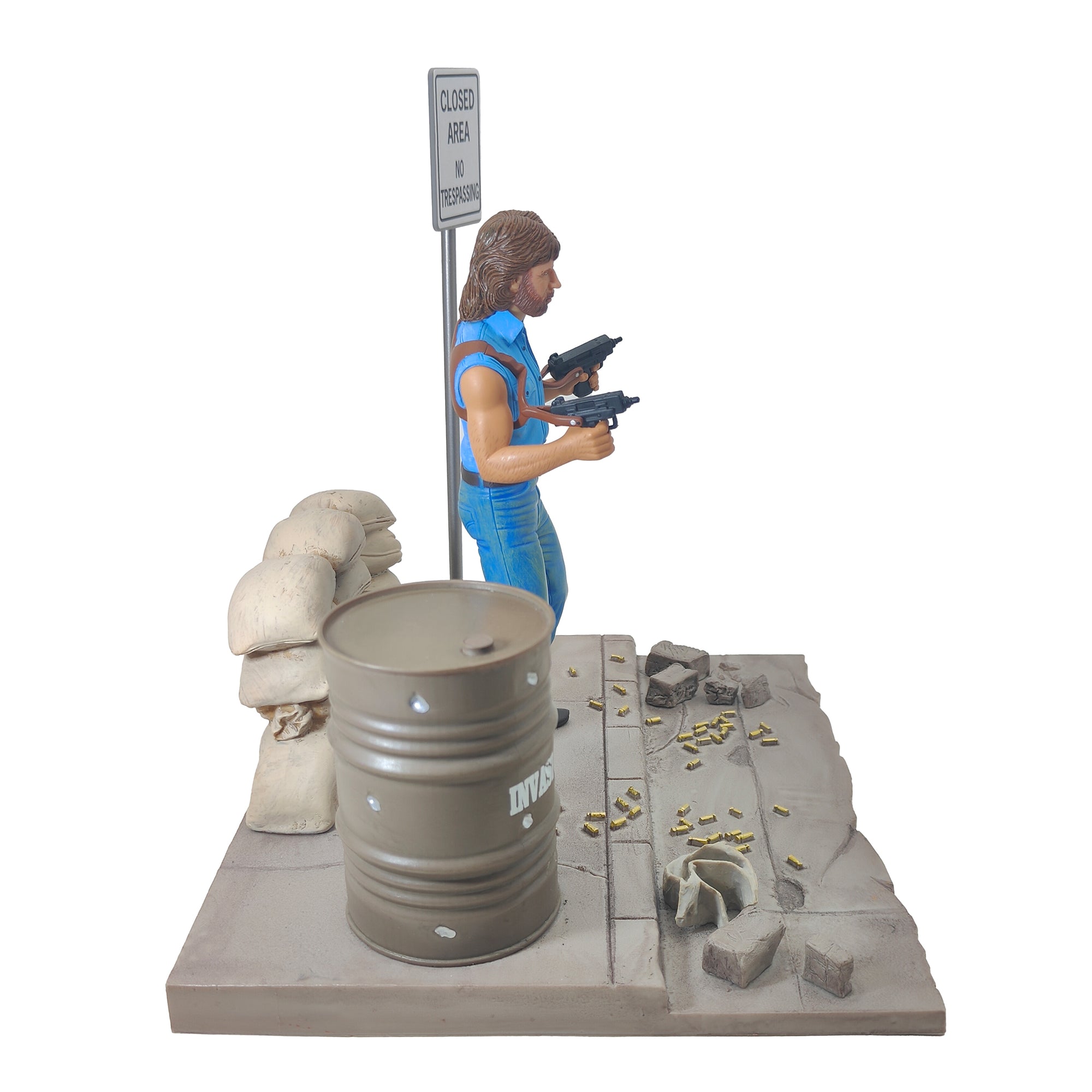 Invasion USA Matt Hunter Chuck Norris Deluxe Diorama 2018 18cm