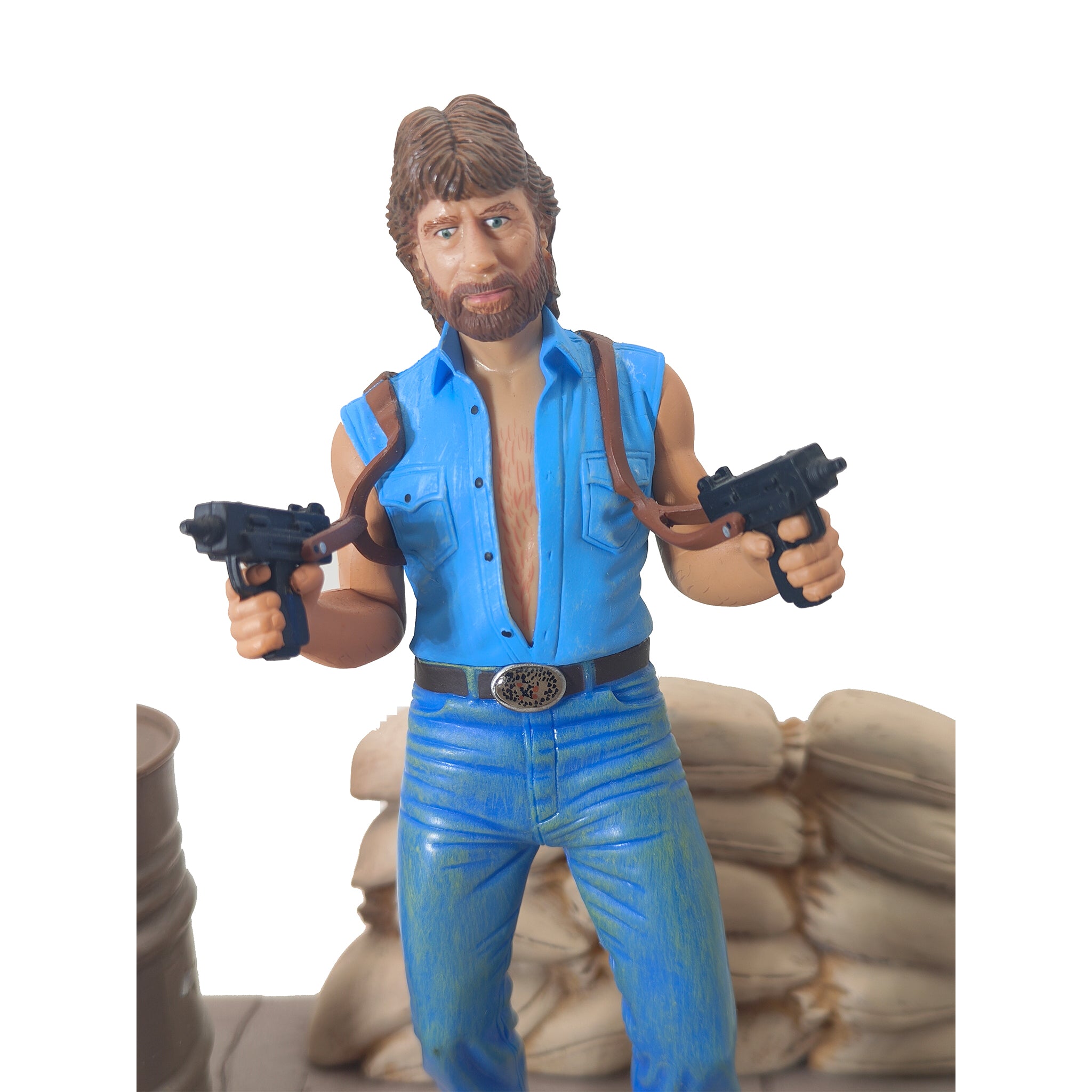Invasion USA Matt Hunter Chuck Norris Deluxe Diorama 2018 18cm – Movie Icons & Heroes, SD Toys, 18 cm, 2018, pre-owned collector piece, Uncanny Collectibles Dublin Ireland