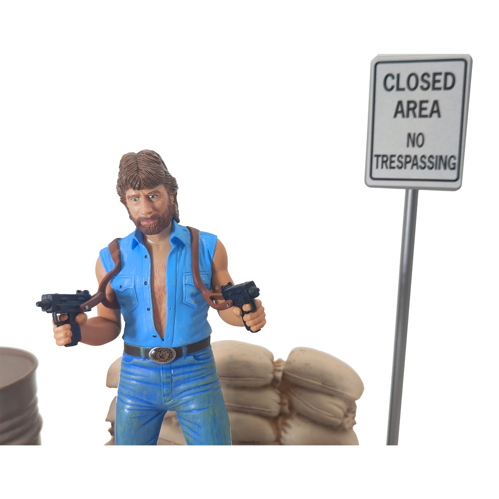 Invasion USA Matt Hunter Chuck Norris Deluxe Diorama 2018 18cm