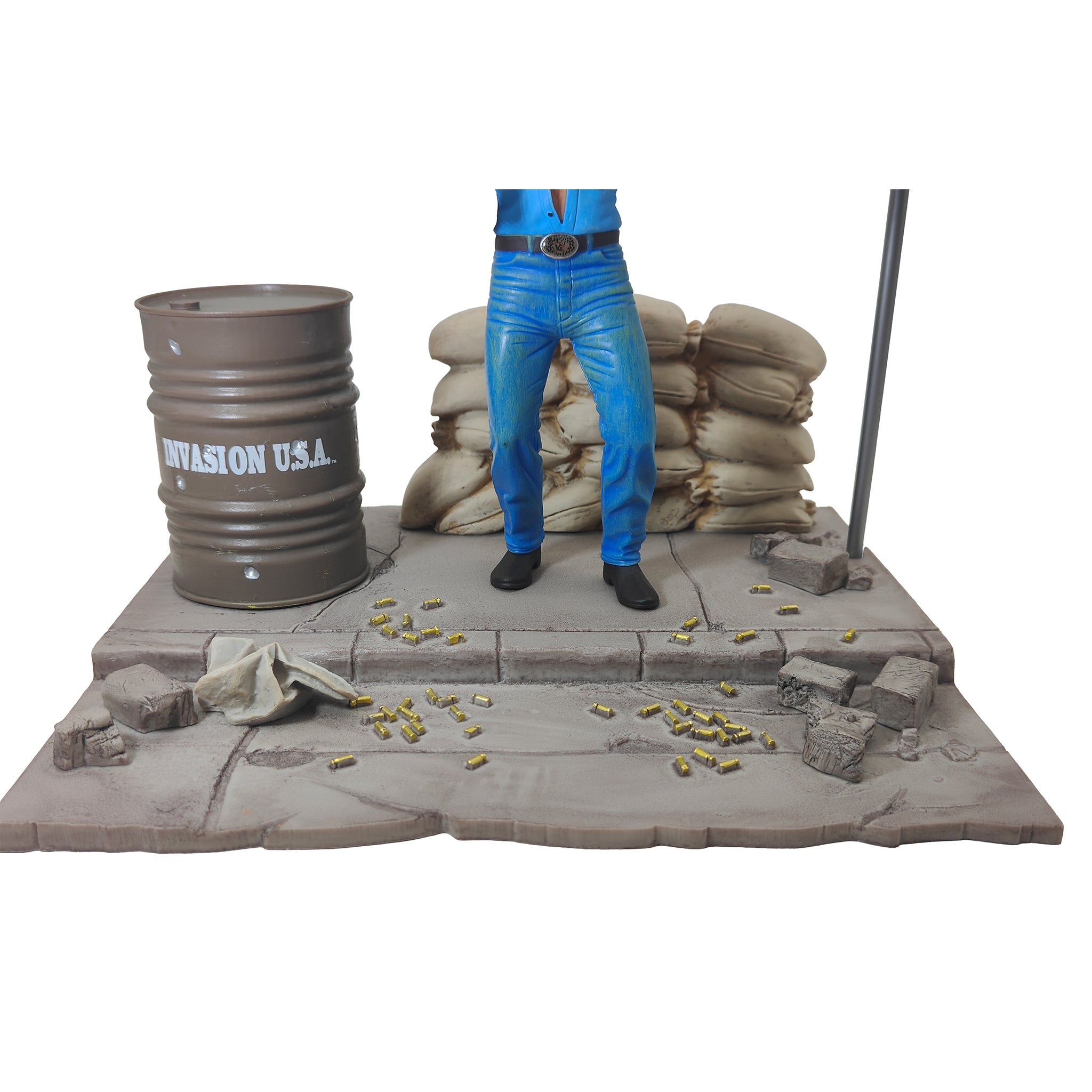 Invasion USA Matt Hunter Chuck Norris Deluxe Diorama 2018 18cm – Movie Icons & Heroes, SD Toys, 18 cm, 2018, pre-owned collector piece, Uncanny Collectibles Dublin Ireland