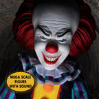 IT 1990 Talking Pennywise Mega Scale MDS Mezco Toyz Figure 38cm – IT, Mezco Toyz, 38 cm, brand new collector item, Uncanny Collectibles Dublin Ireland