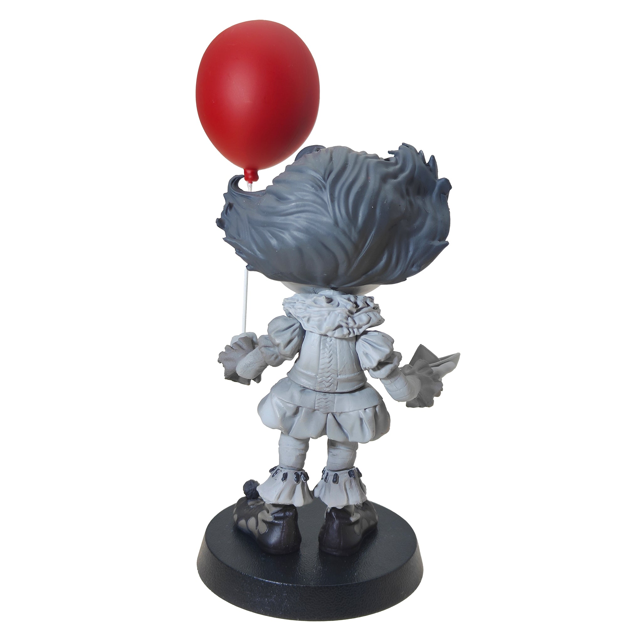 IT Black & White Pennywise Red Balloon MiniCo Horror 2019 17cm Zavvi Zbox Exclusive – IT, Iron Studios, 17 cm, 2019, pre-owned collector piece, Uncanny Collectibles Dublin Ireland