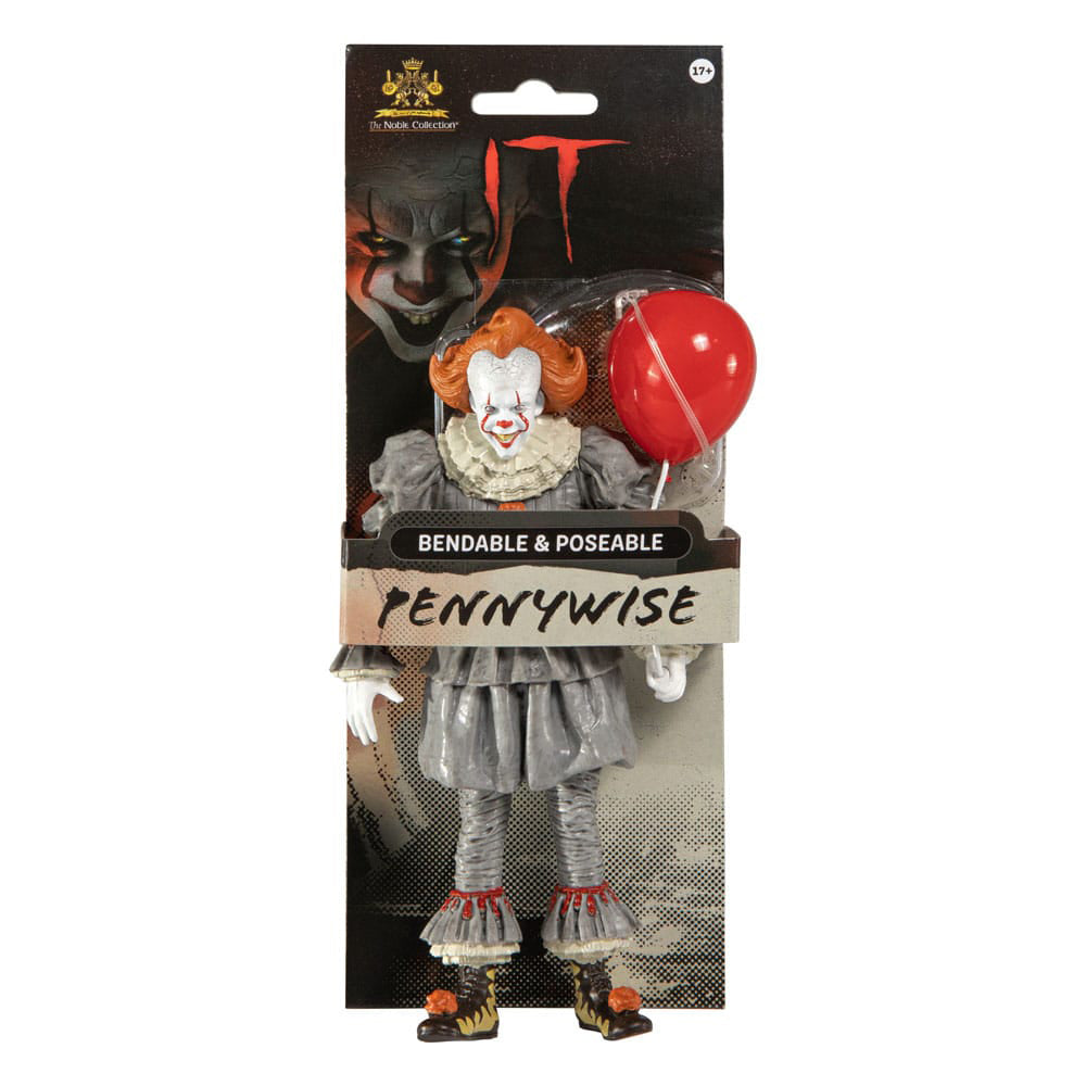 IT Pennywise Noble Collection 19 cm Bendyfig – IT, The Noble Collection, 19 cm, 2023, brand new collector item, Uncanny Collectibles Dublin Ireland