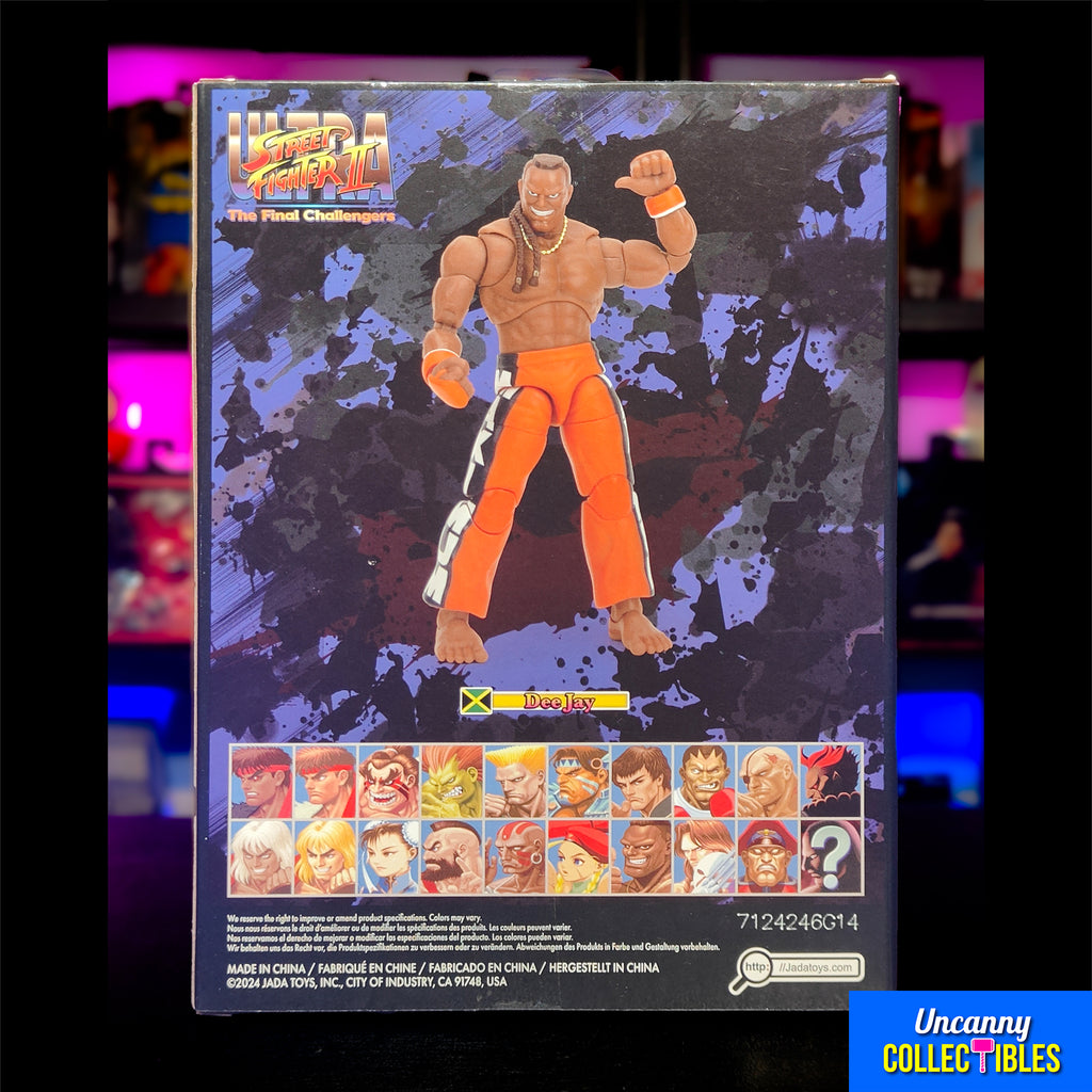 Jada Toys Ultra Street Fighter II The Final Challengers Dee Jay 15 cm Action Figure – Street Fighter, Jada Toys, 15 cm, 2024, brand new collector item, Uncanny Collectibles Dublin Ireland