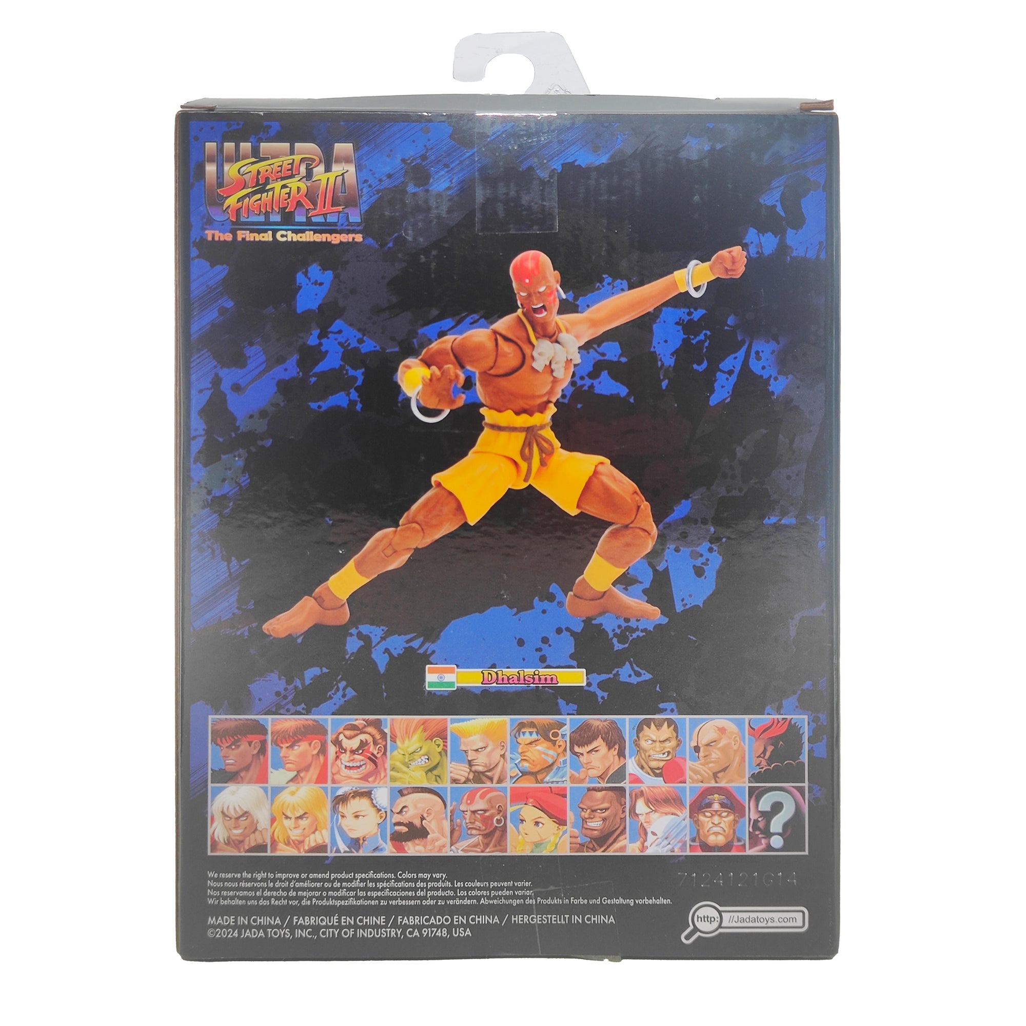 Jada Toys Ultra Street Fighter II The Final Challengers Dhalsim Action Figure 2024 15cm