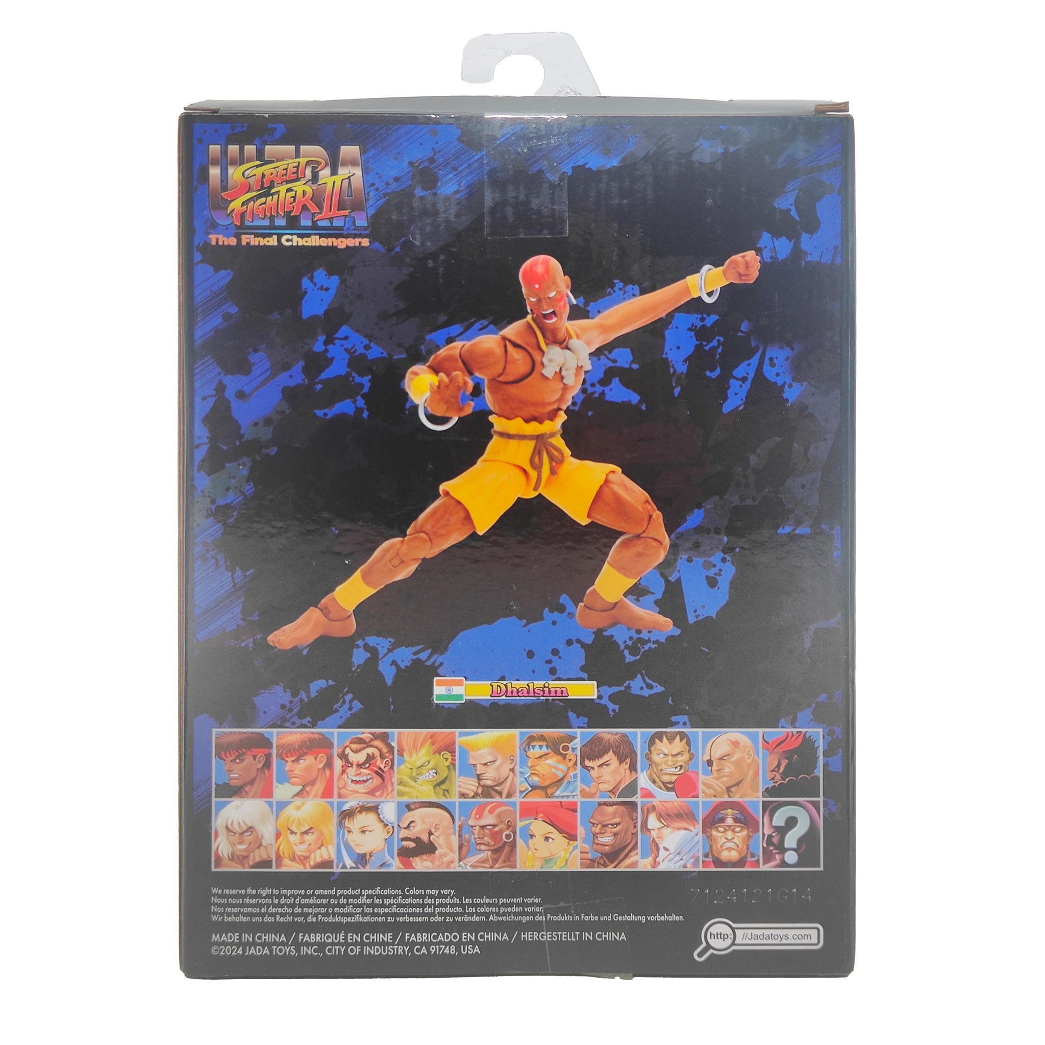 Jada Toys Ultra Street Fighter II The Final Challengers Dhalsim Action Figure 2024 15cm